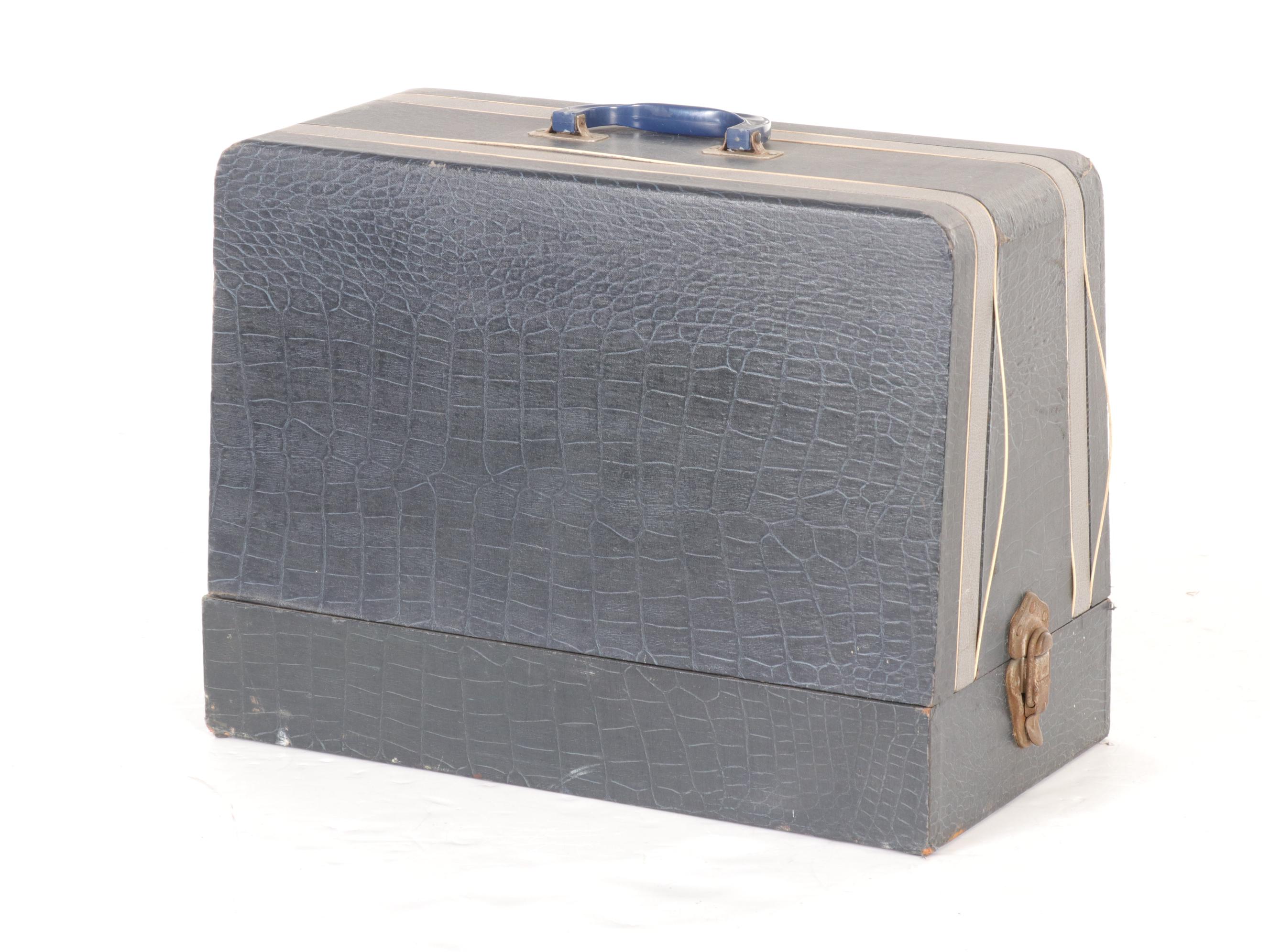 American Home Deluxe Zig-Zag Portable Electric Sewing Machine, Mid-20th Century