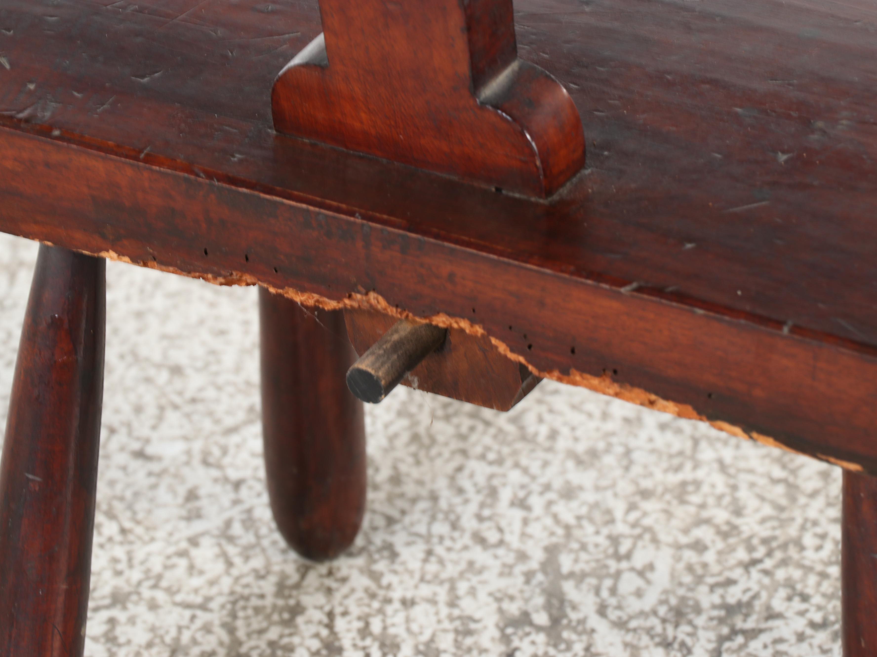 American Primitive Wooden Yarn Winder, 18th–19th Century