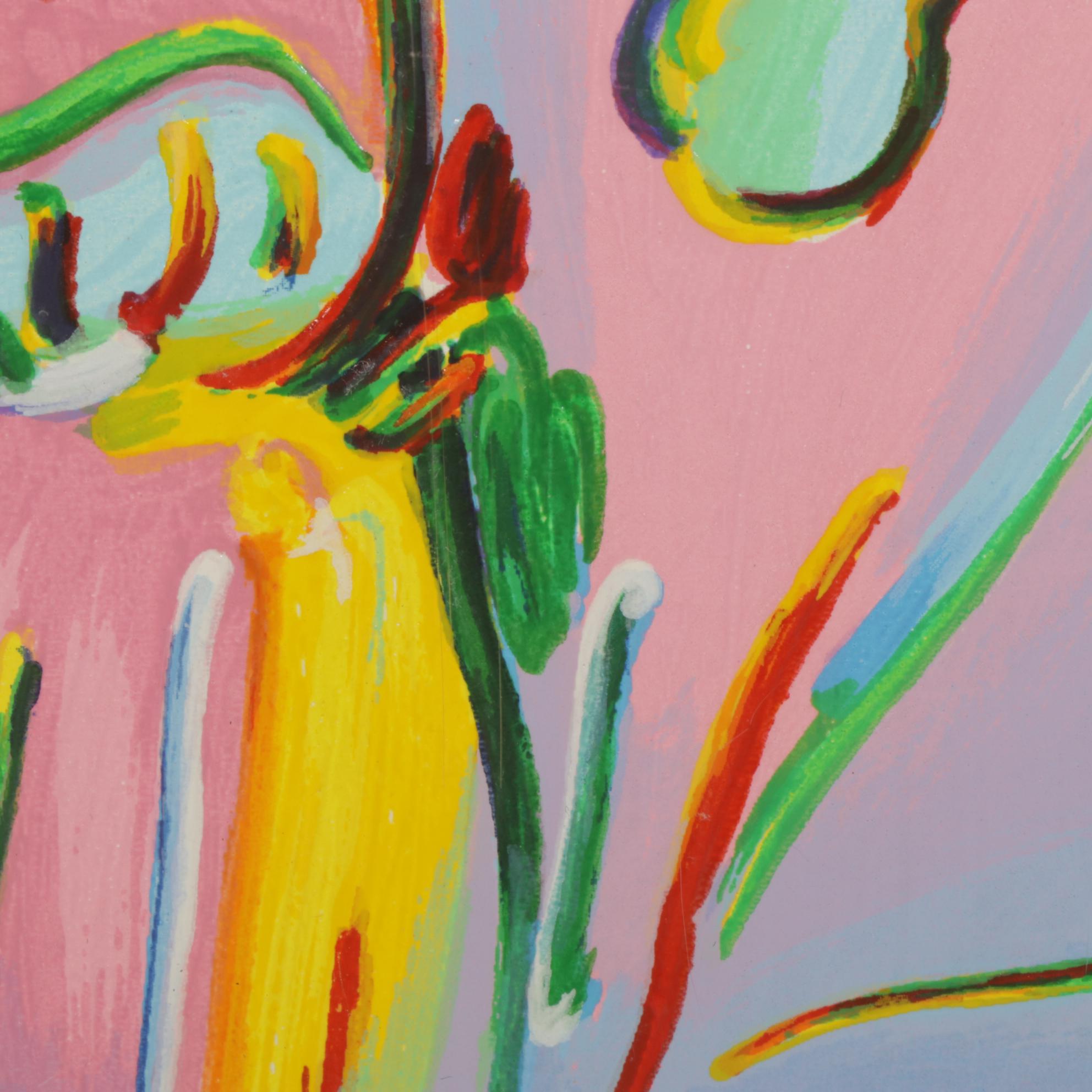 Peter Max Serigraph "Angel with Heart"