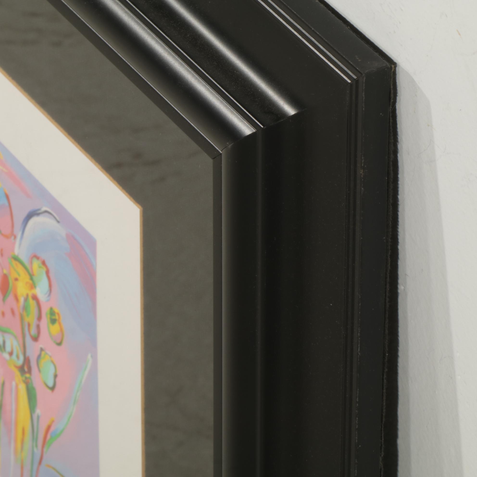 Peter Max Serigraph "Angel with Heart"