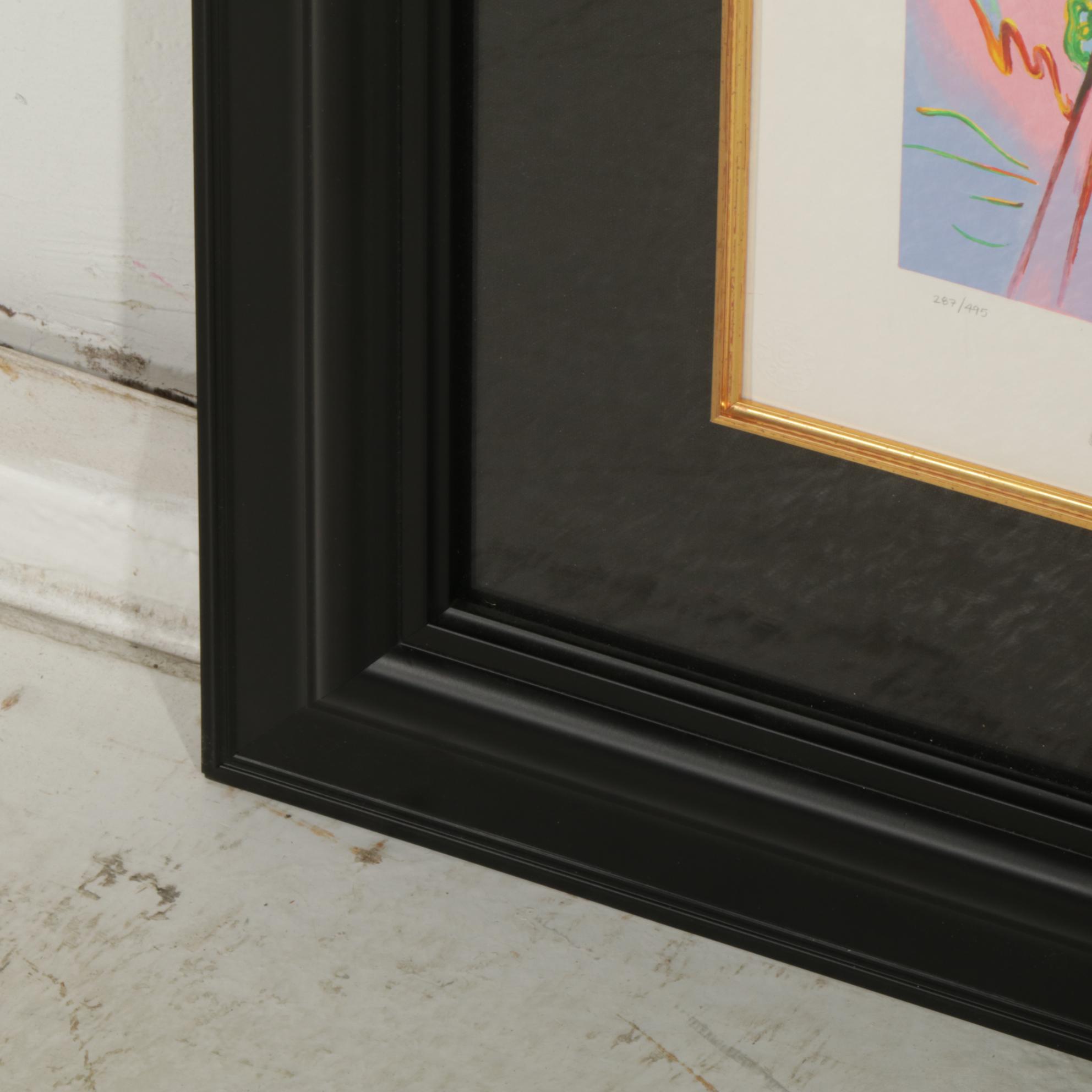 Peter Max Serigraph "Angel with Heart"