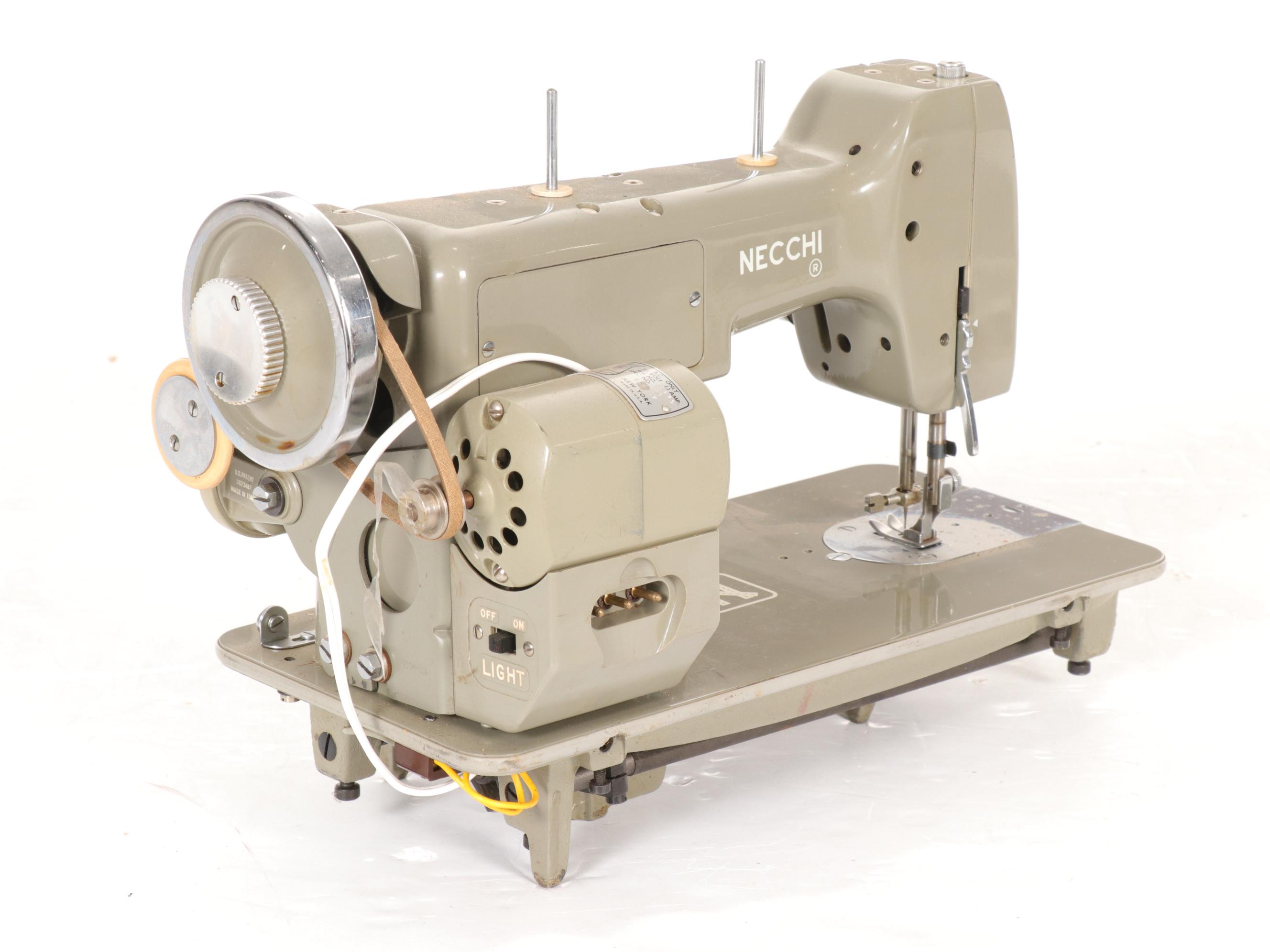 Necchi BU Mira Electric Sewing Machine, Mid-20th Century
