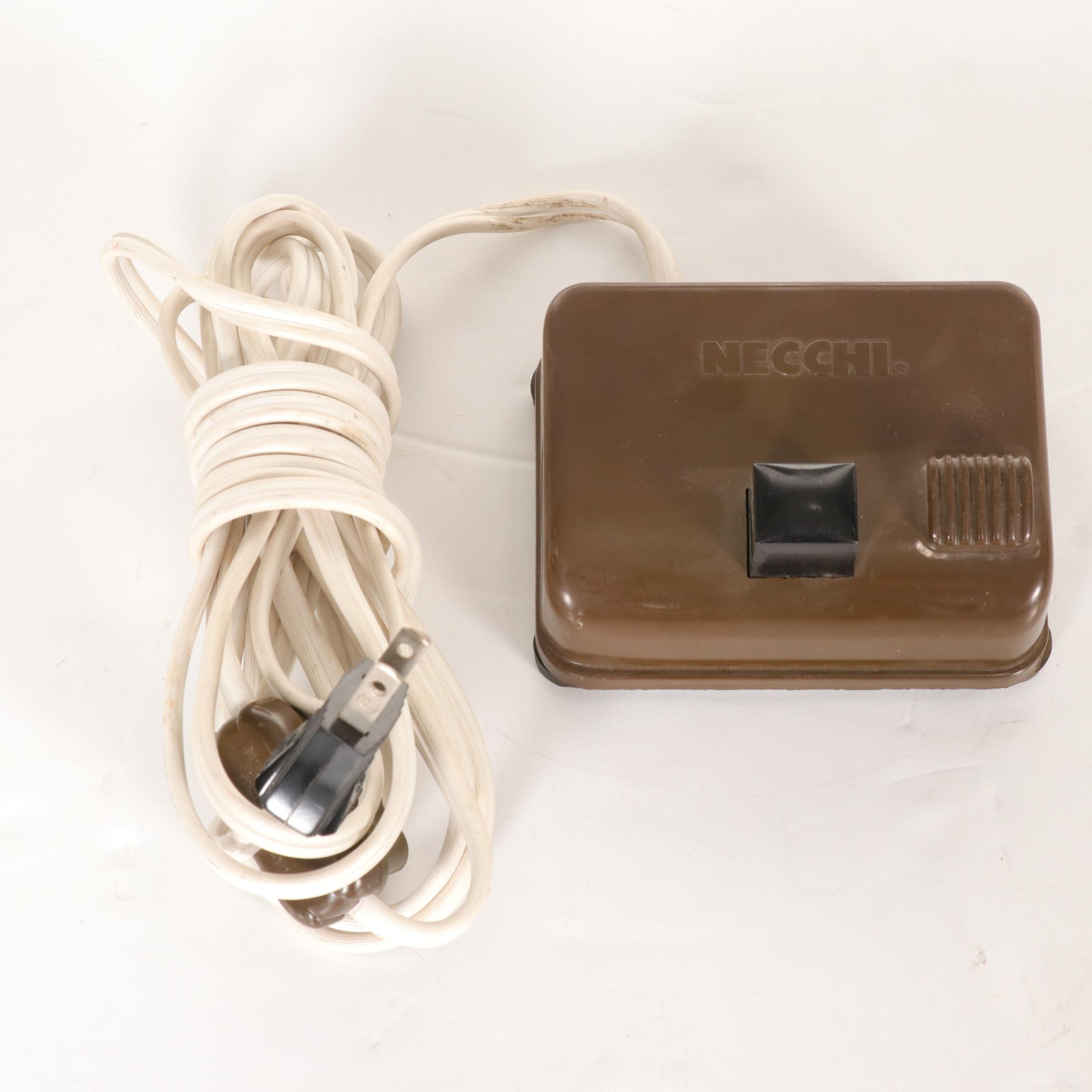 Necchi BU Mira Electric Sewing Machine, Mid-20th Century