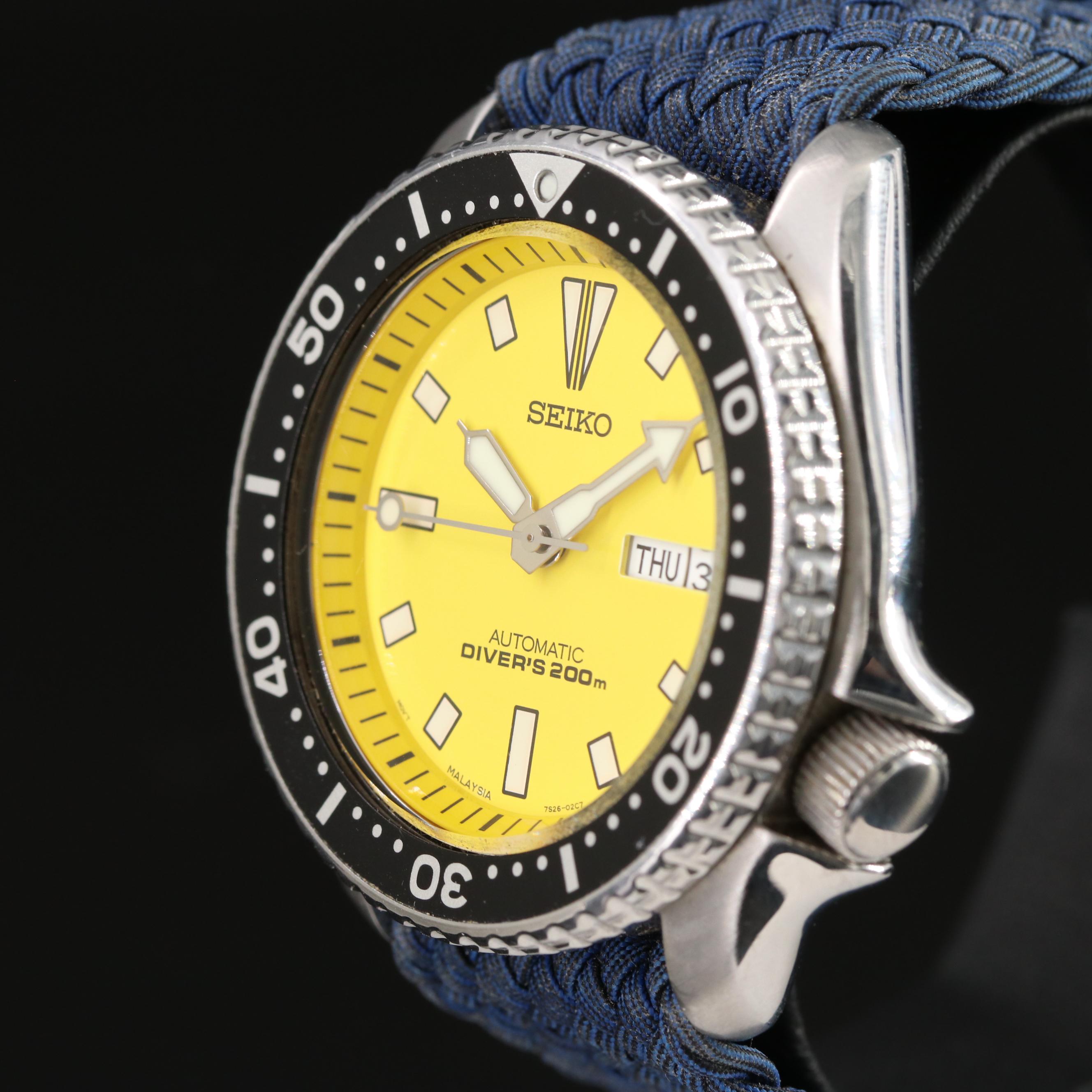 Seiko "Bumble Bee" Scuba Diver SKXA35 Automatic Watch