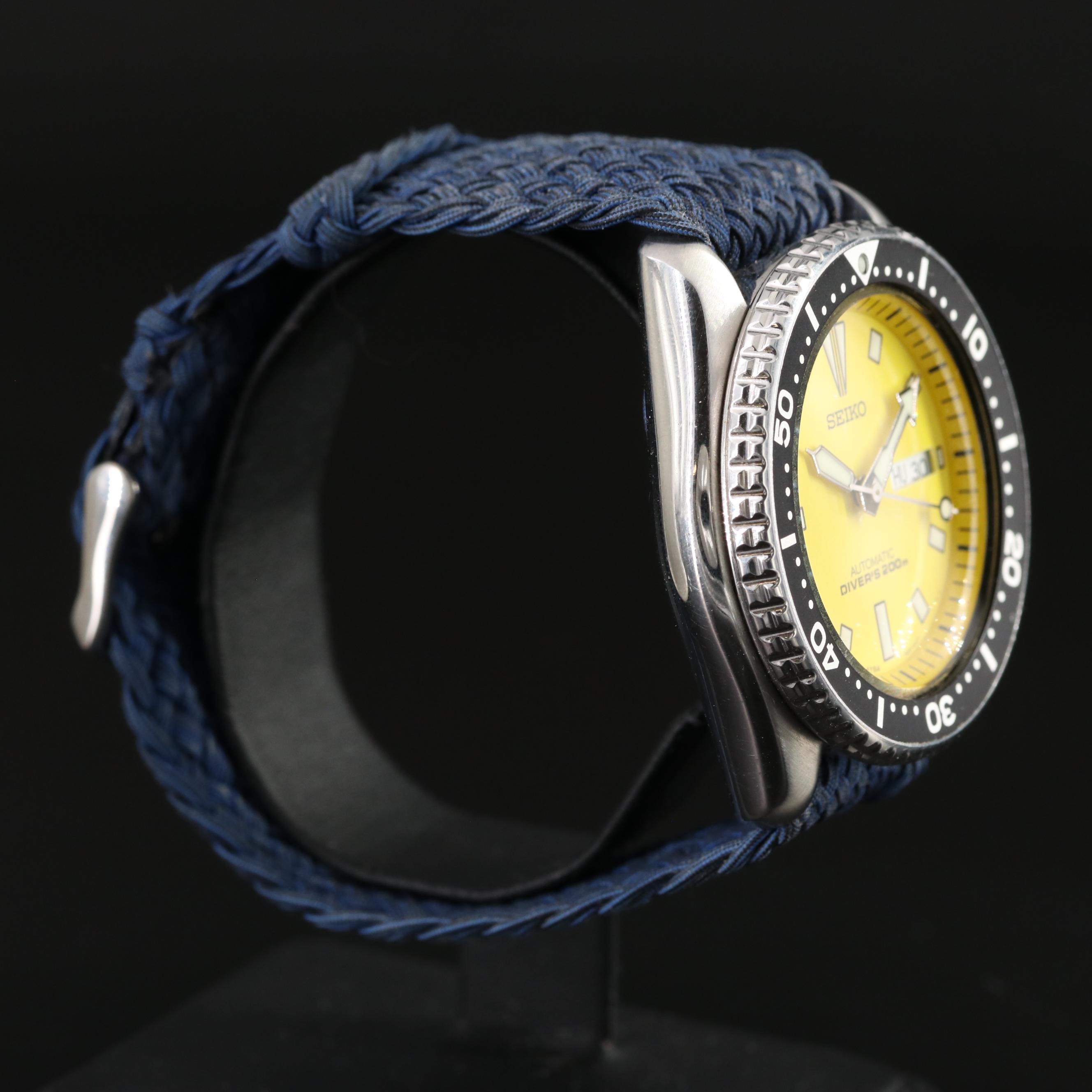 Seiko "Bumble Bee" Scuba Diver SKXA35 Automatic Watch