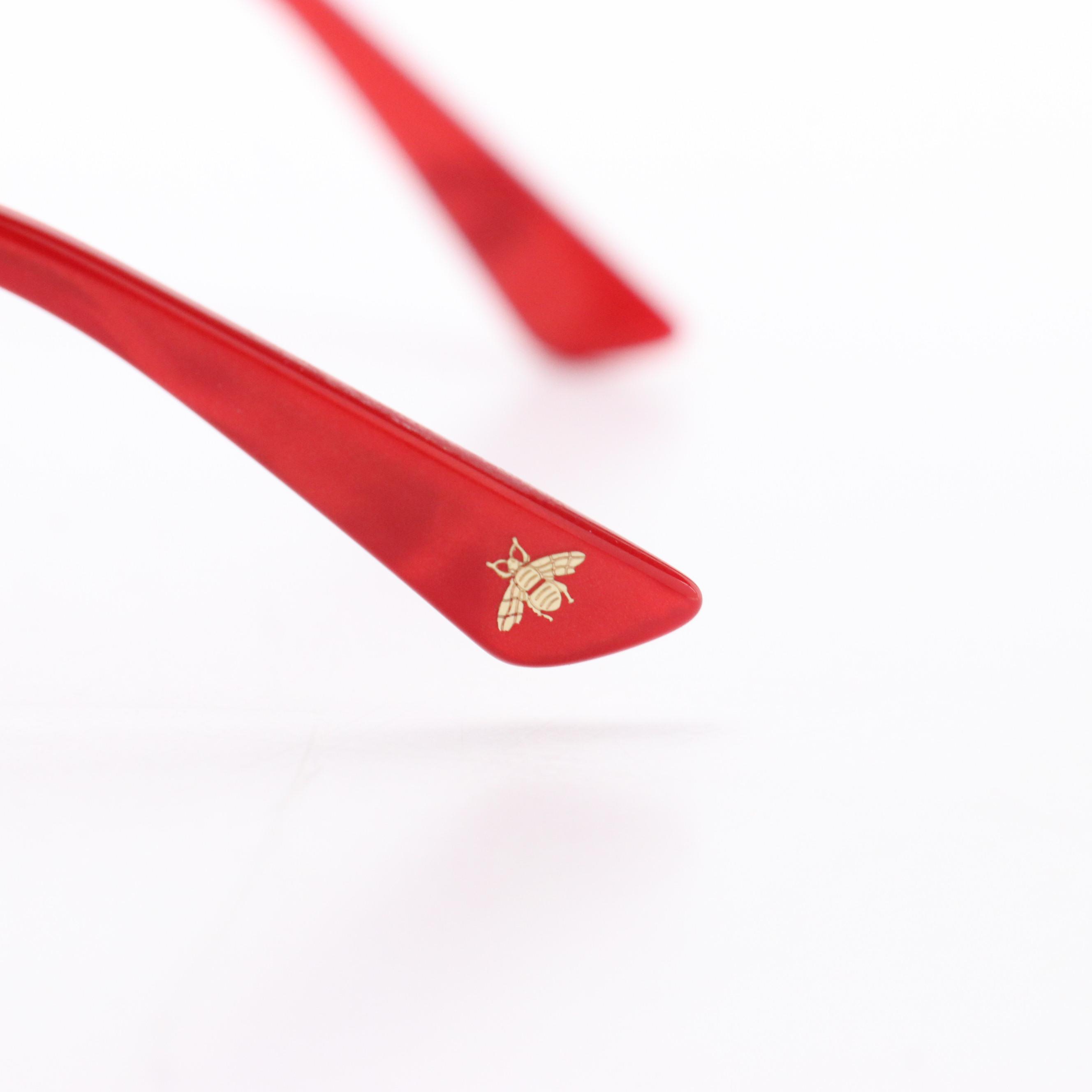 Gucci GG00250 Pearl Red Eyeglass Frames