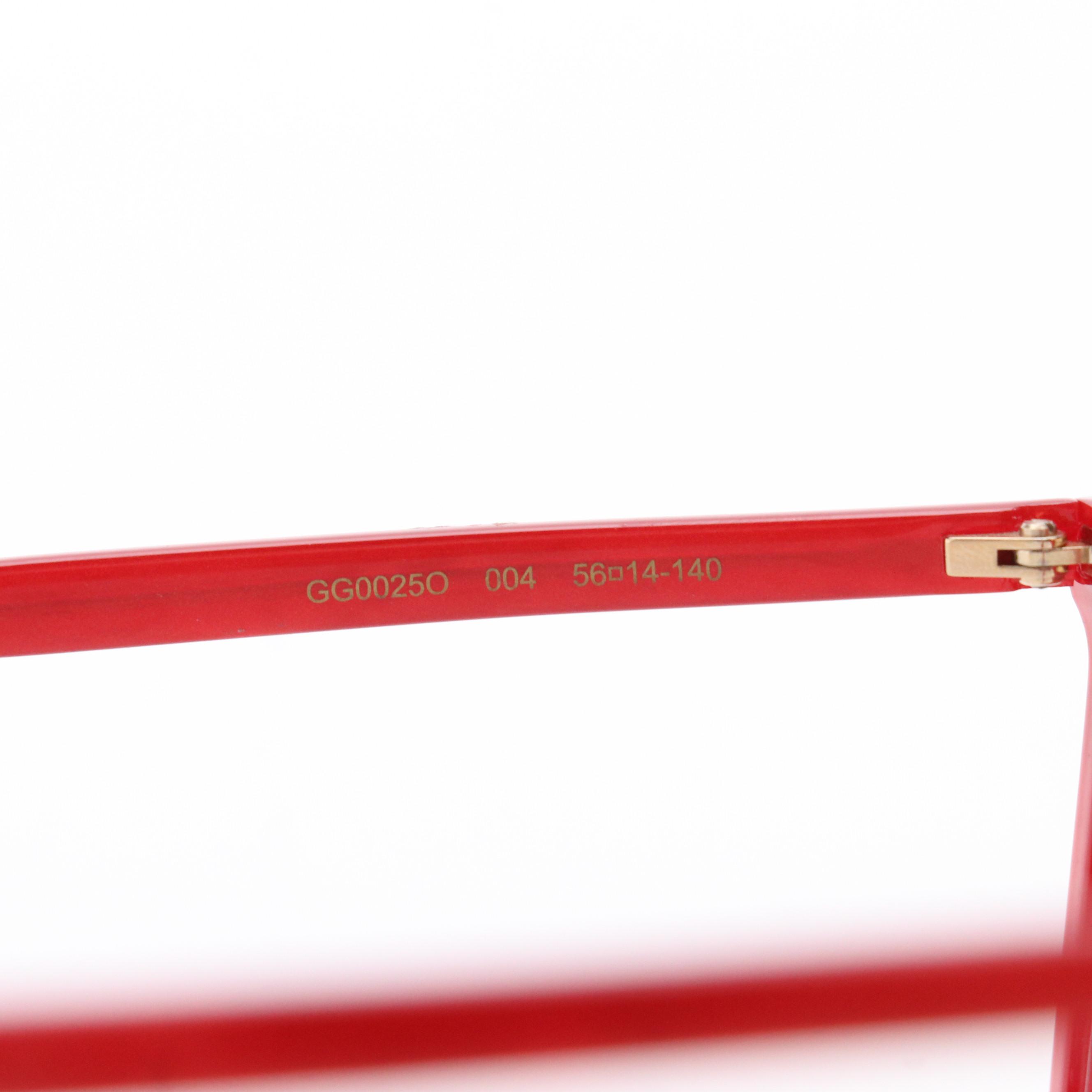 Gucci GG00250 Pearl Red Eyeglass Frames