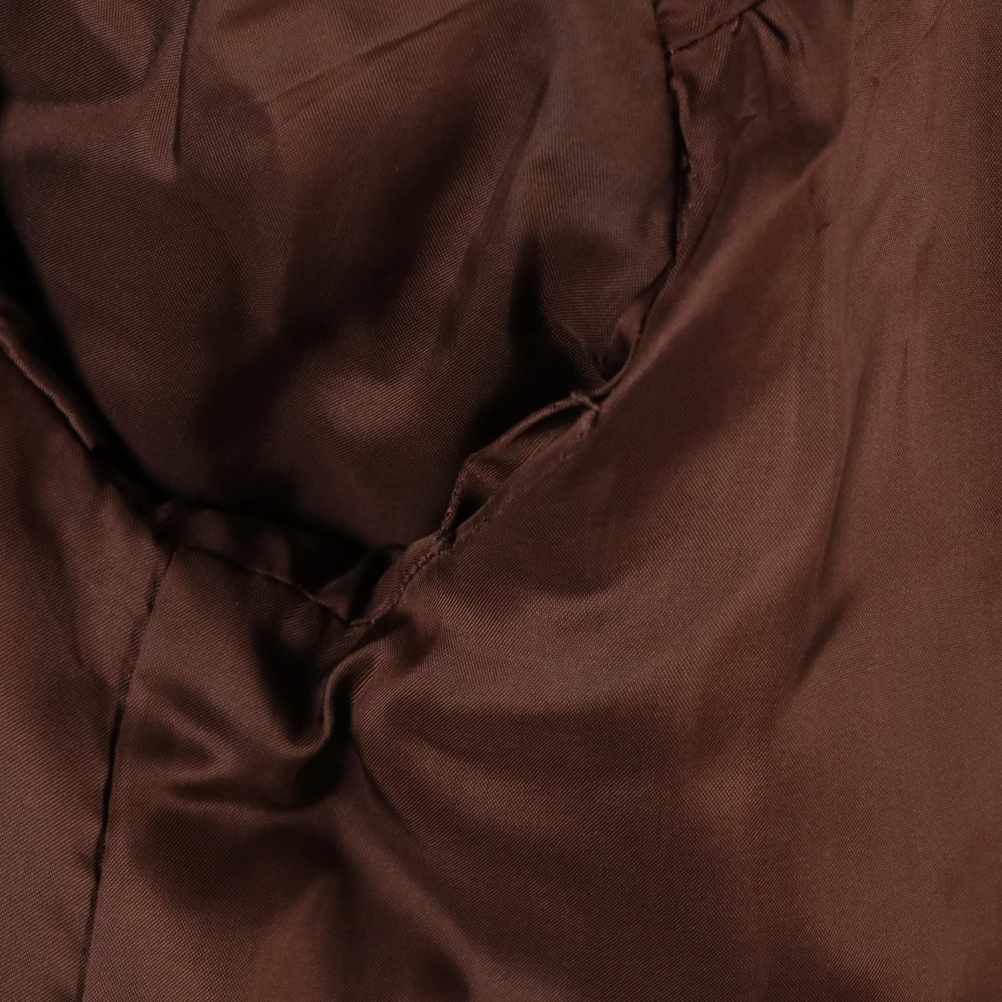 Valentino Vintage Swing Jacket in Acorn and Berry Printed Brown Velvet