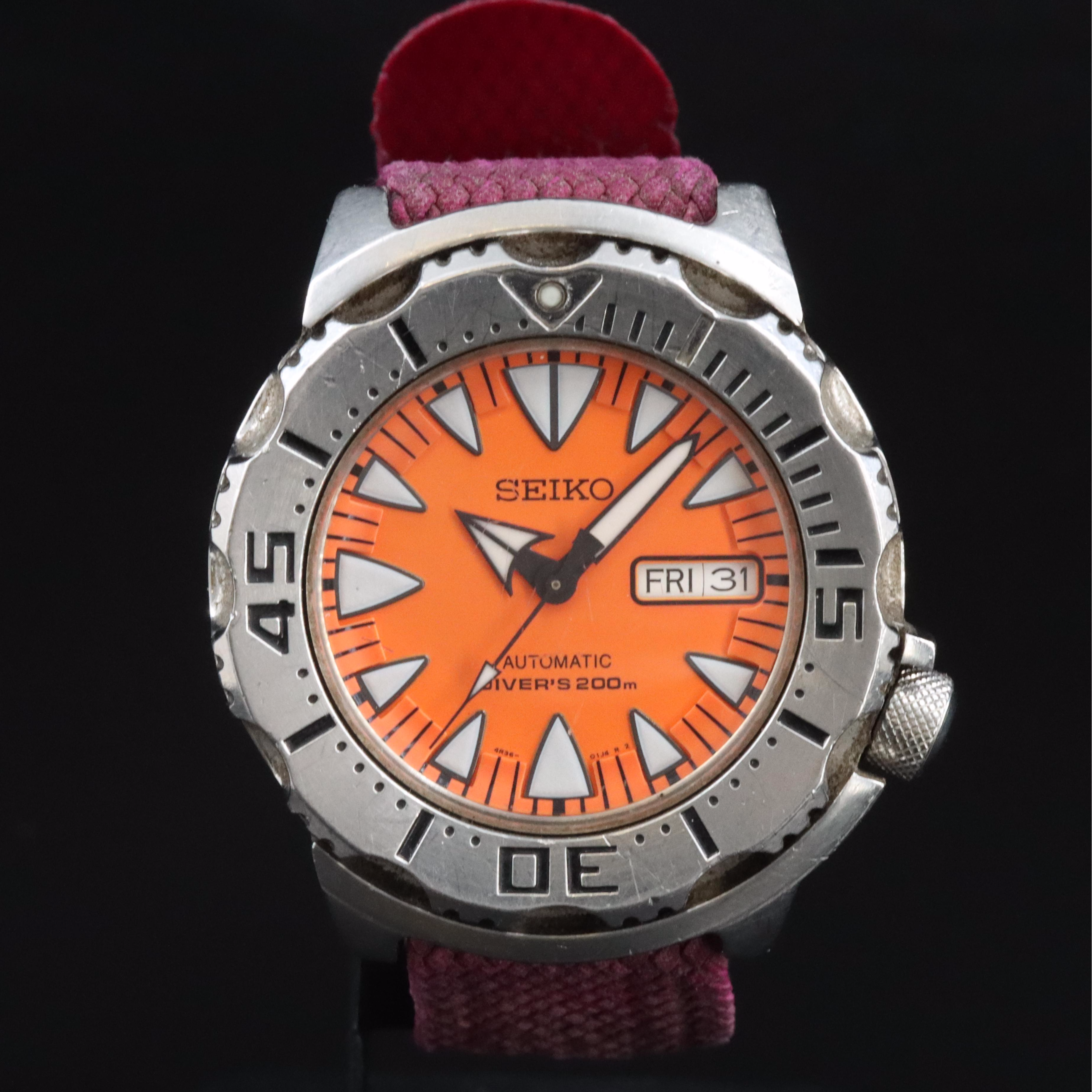 Seiko Orange Monster 2nd Gen SRP309 Automatic Diver's Watch