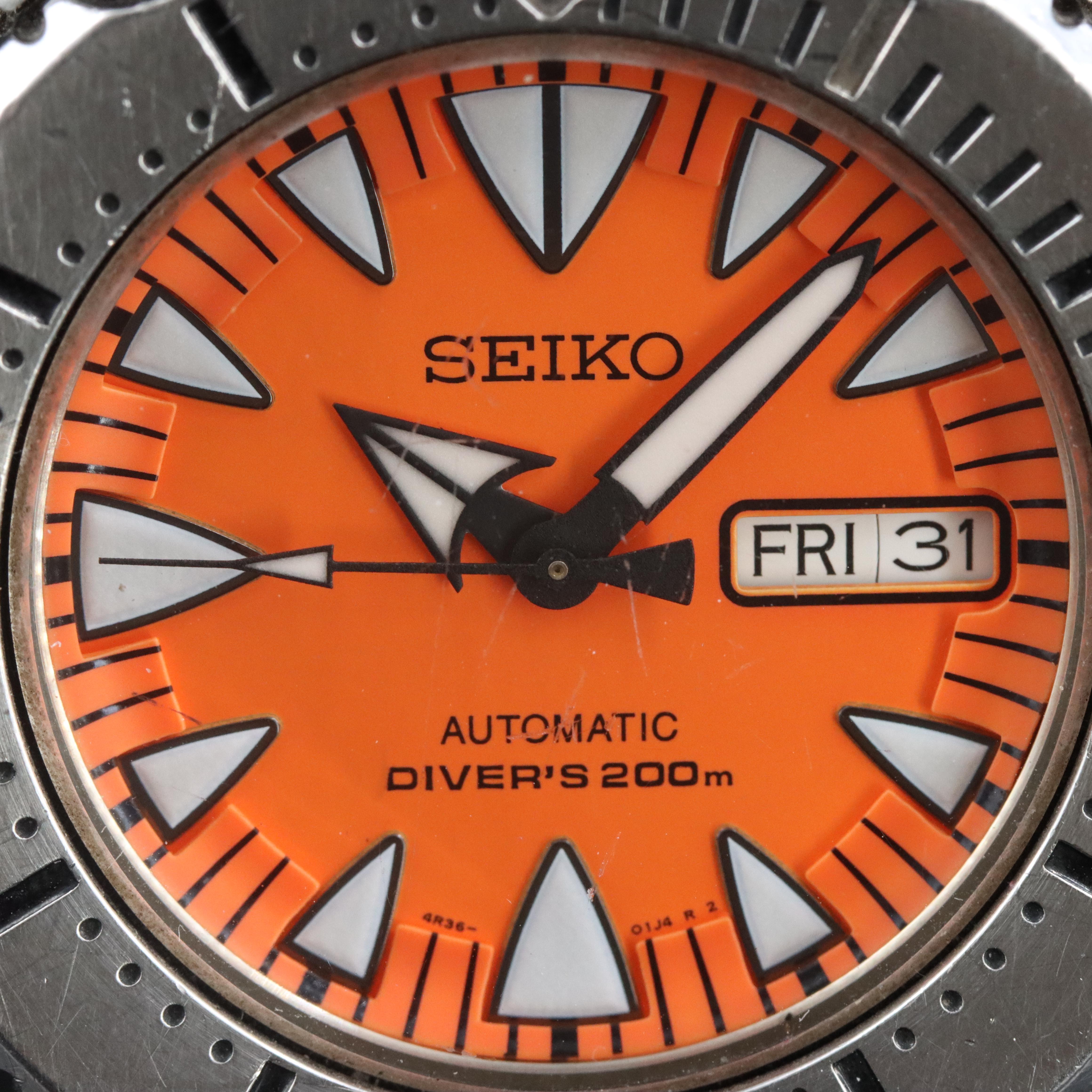 Seiko Orange Monster 2nd Gen SRP309 Automatic Diver's Watch