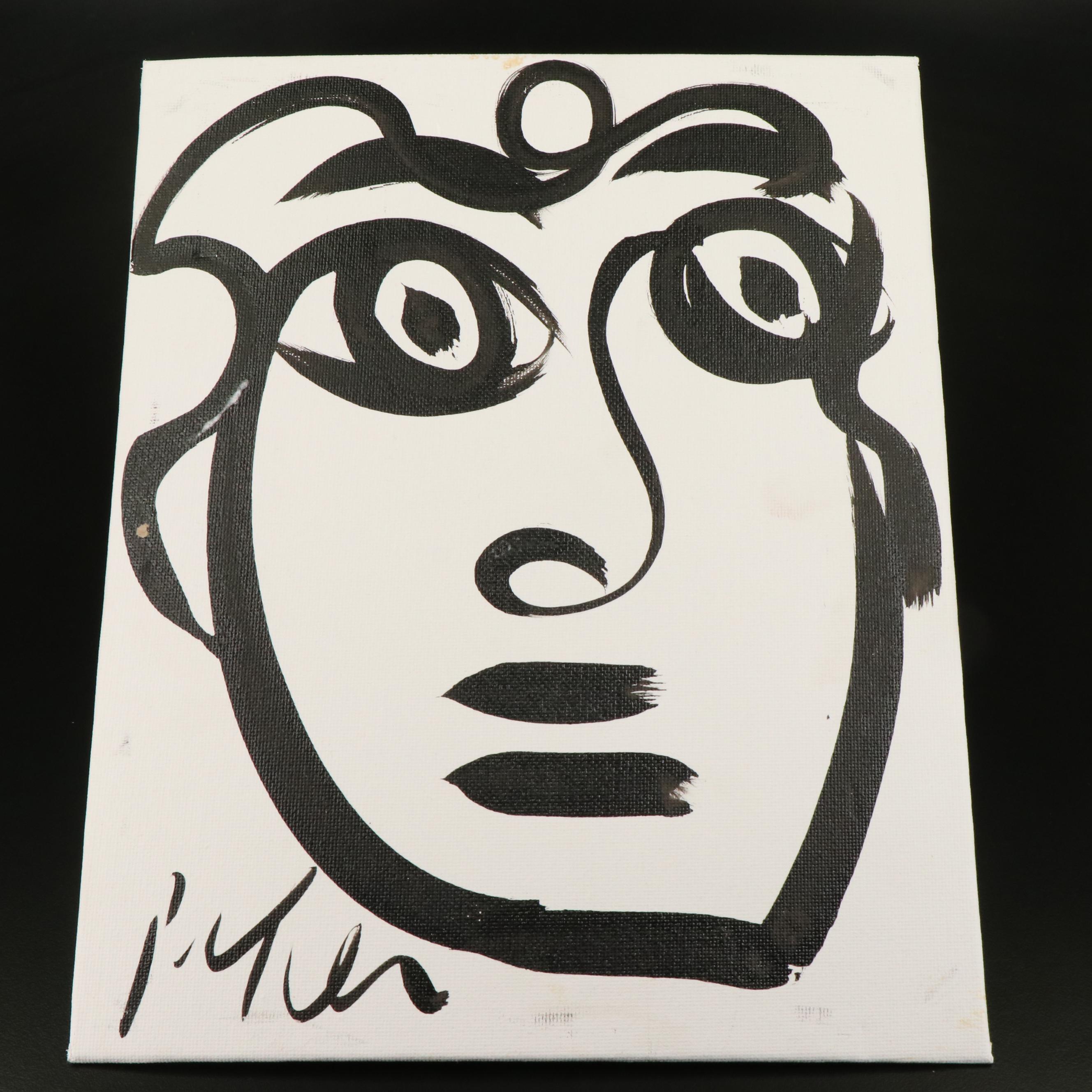 Peter Robert Keil Stylized Acrylic Portrait