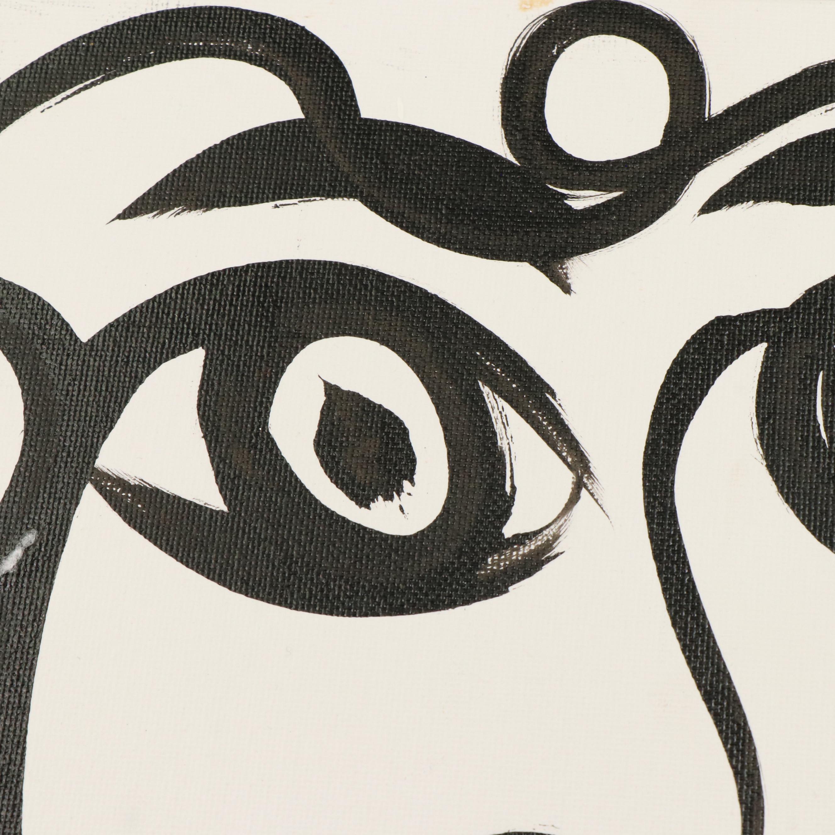 Peter Robert Keil Stylized Acrylic Portrait