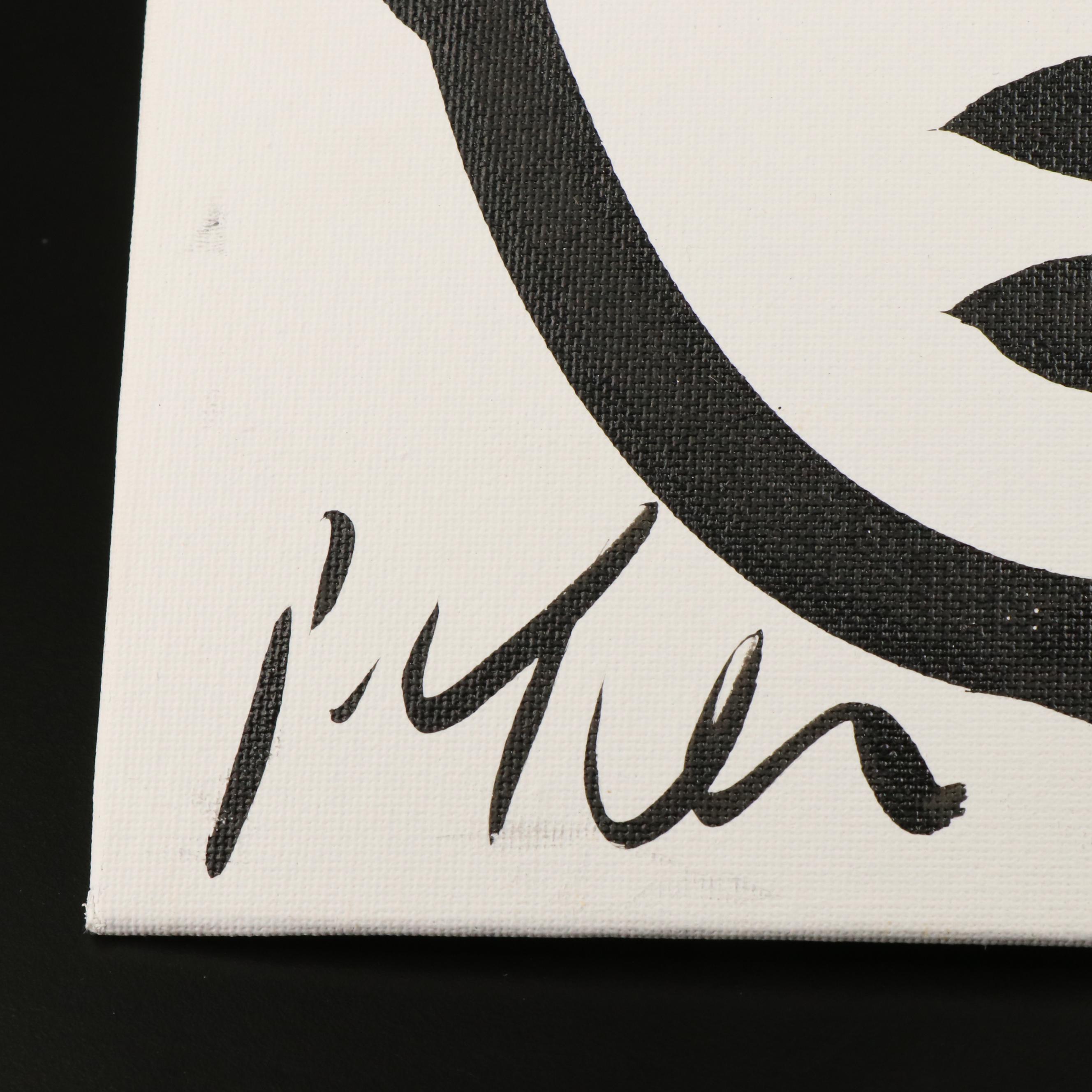 Peter Robert Keil Stylized Acrylic Portrait