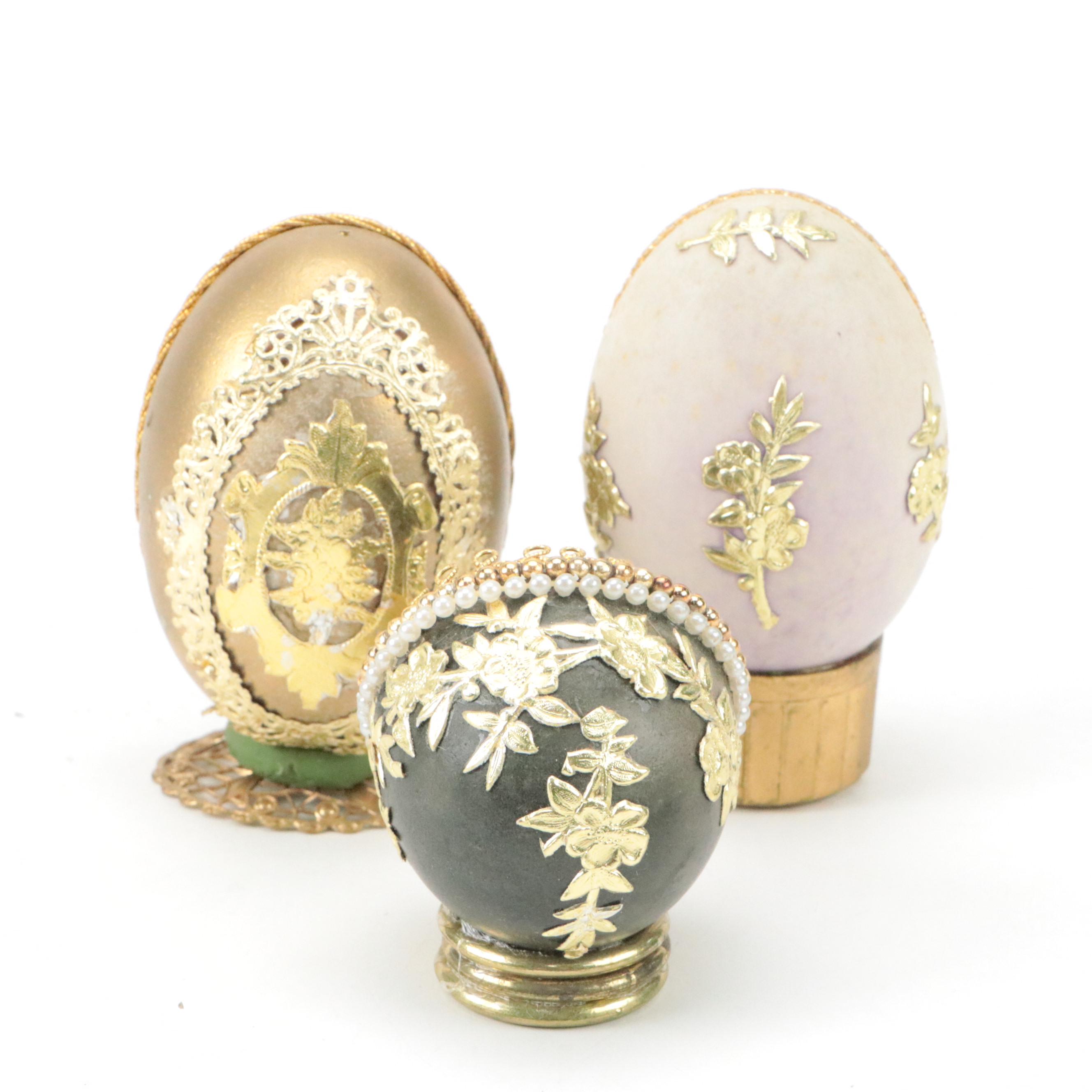 Handcrafted Ballerina, Swan, Goose and Other Decorative Eggs