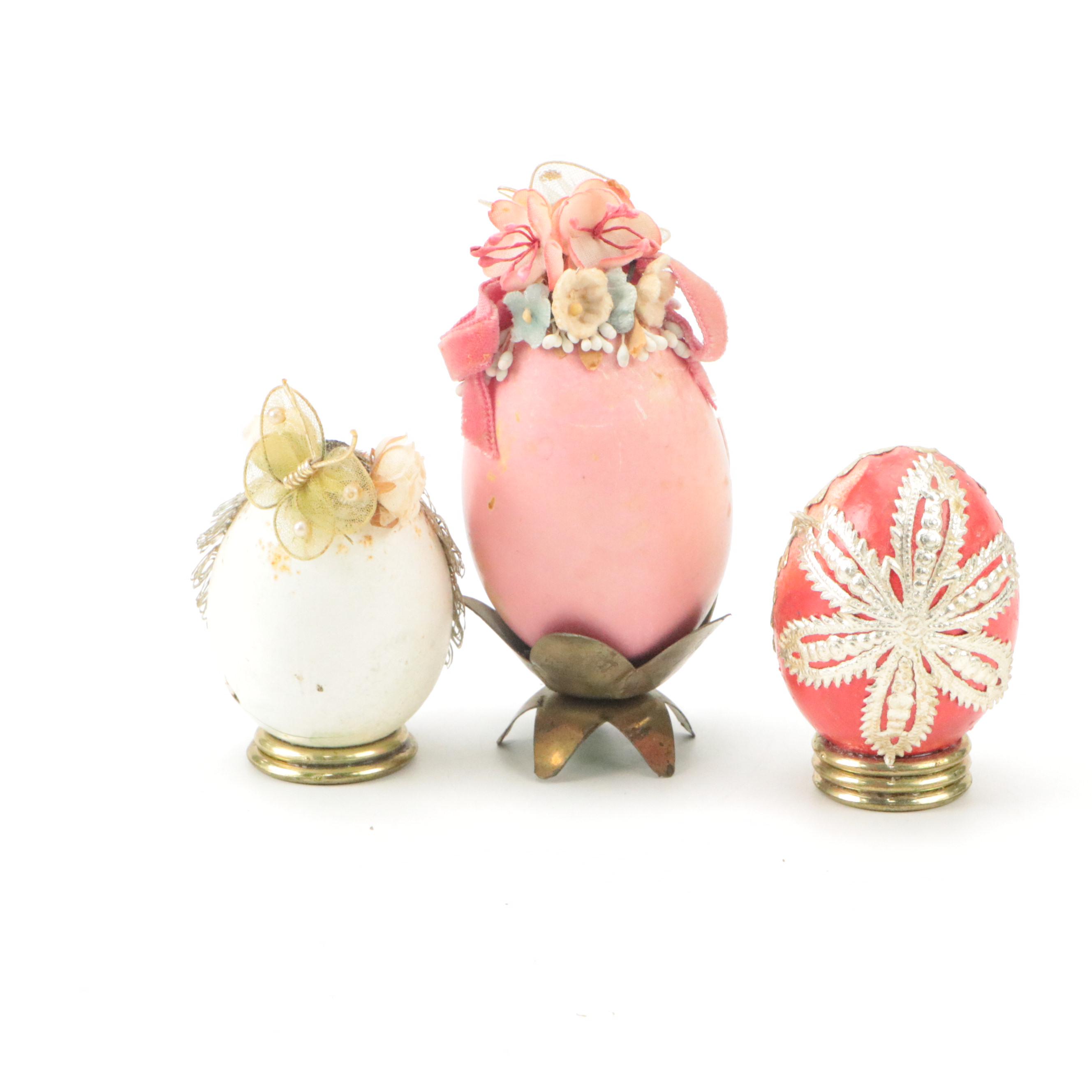 Handcrafted Ballerina, Swan, Goose and Other Decorative Eggs