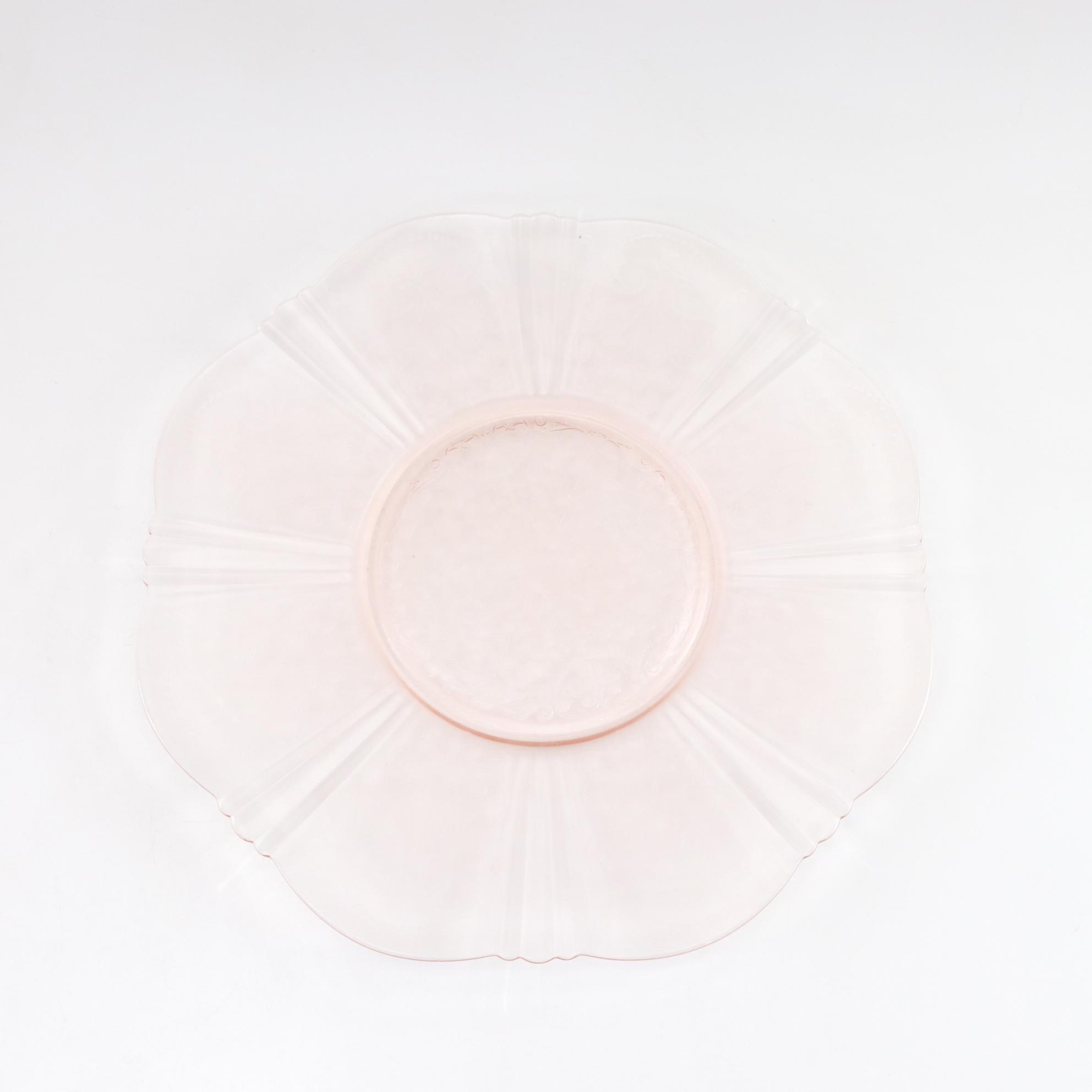 Jeannette Pink Blossom Depression Glass Pitchers with Tiffin Franciscan and More