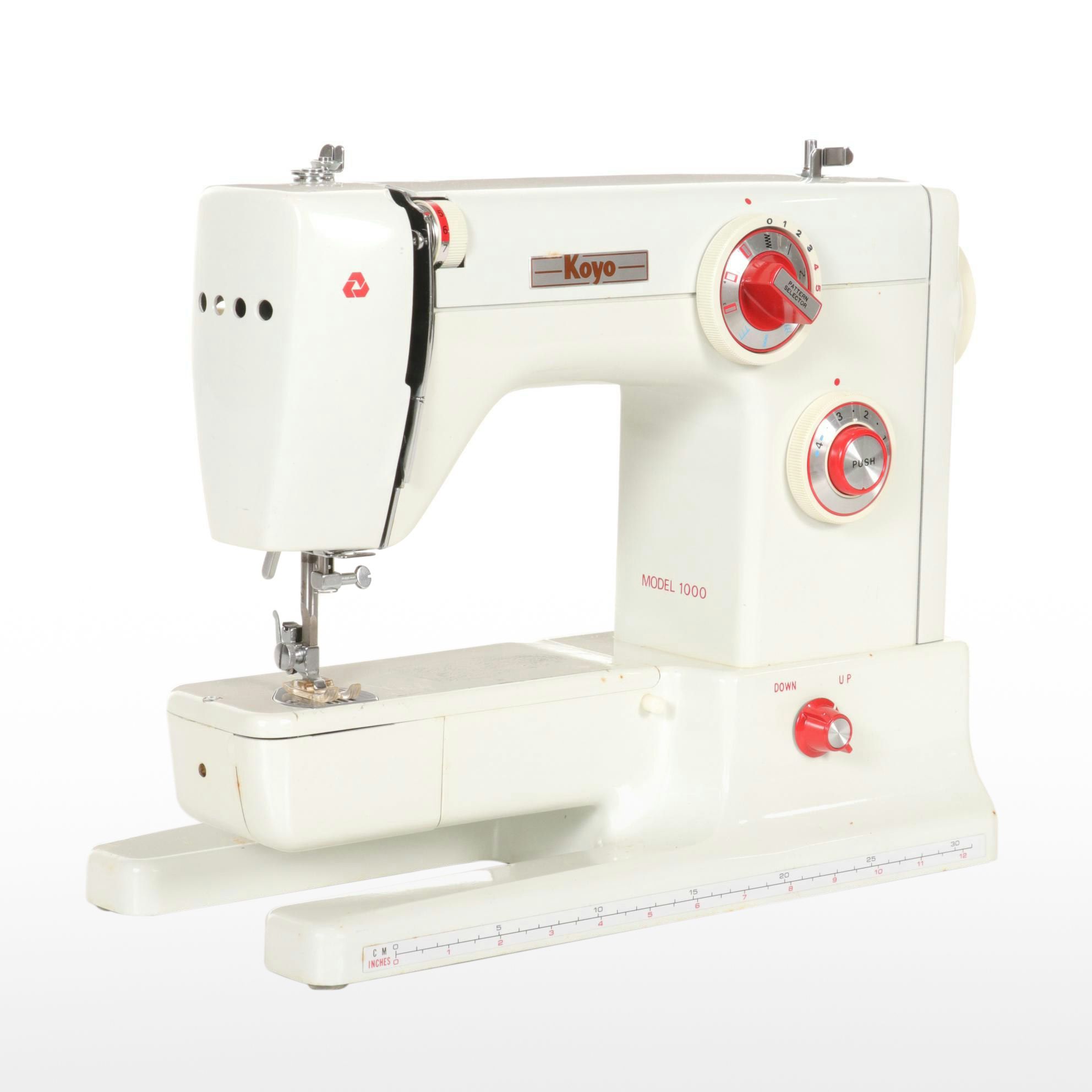 Koyo Model 1000 Portable Electric Sewing Machine, Late 20th Century