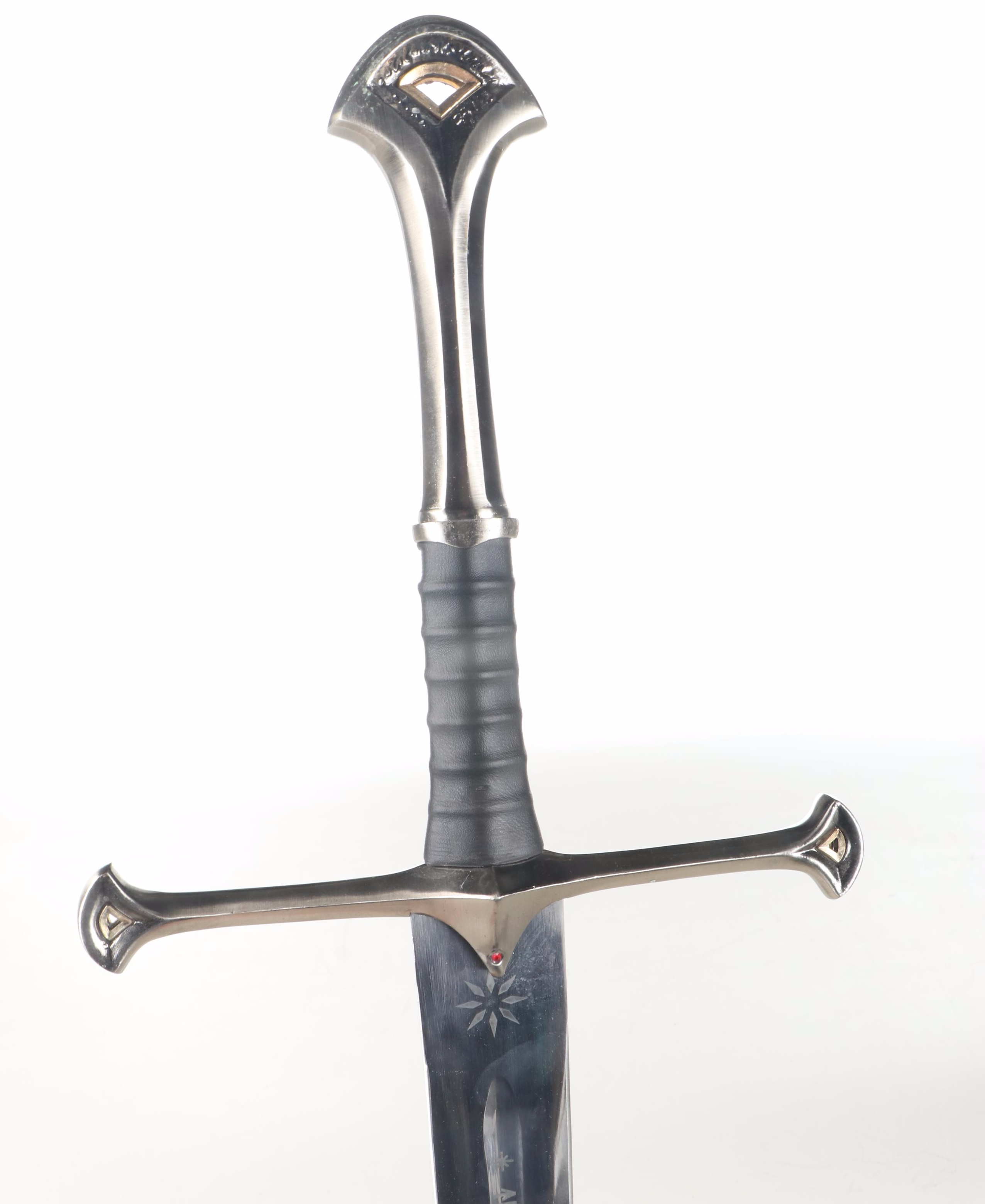 "Lord of the Rings" Anduril White Tree Replica Sword in Scabbard