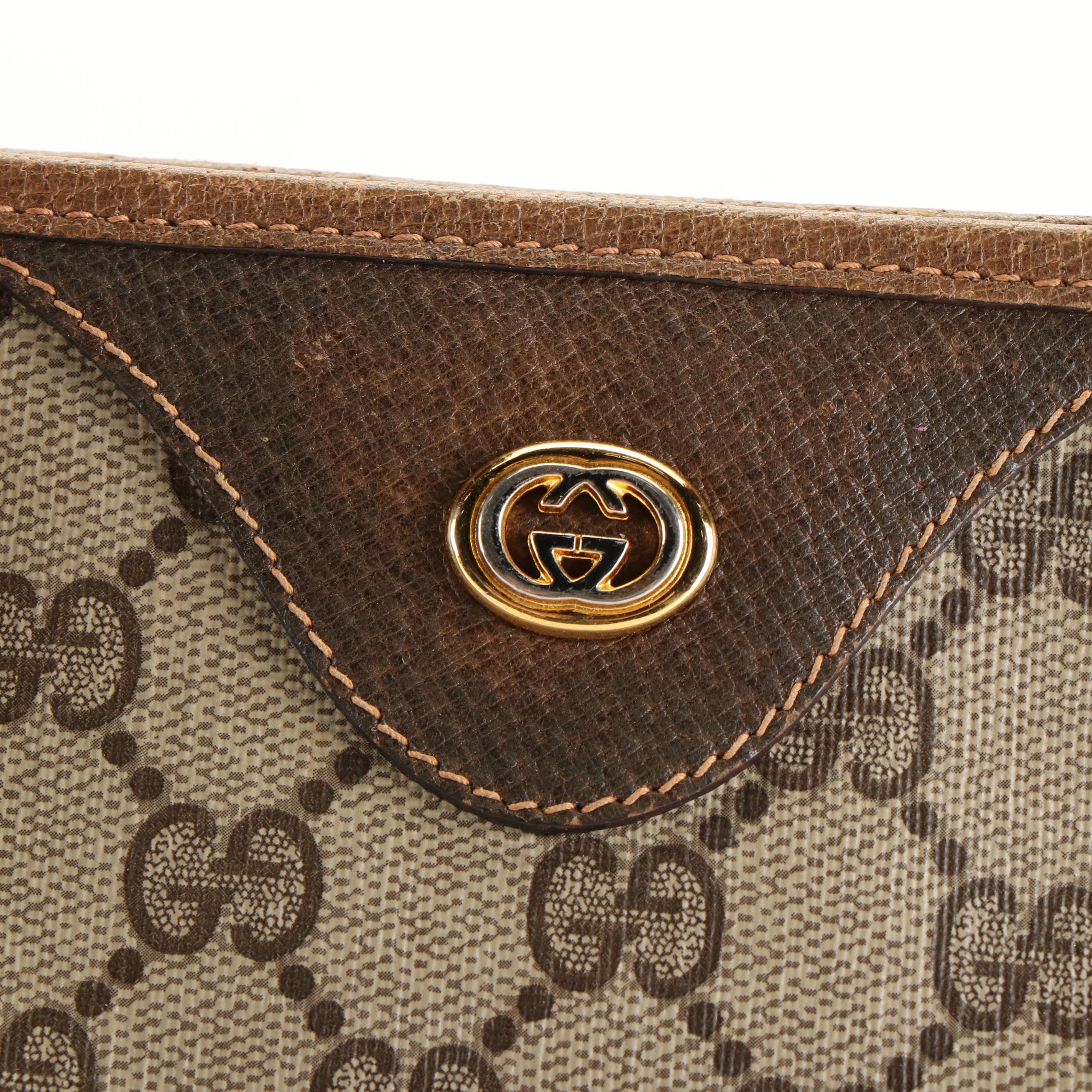 Gucci Vertical Tote Bag in GG Coated Canvas