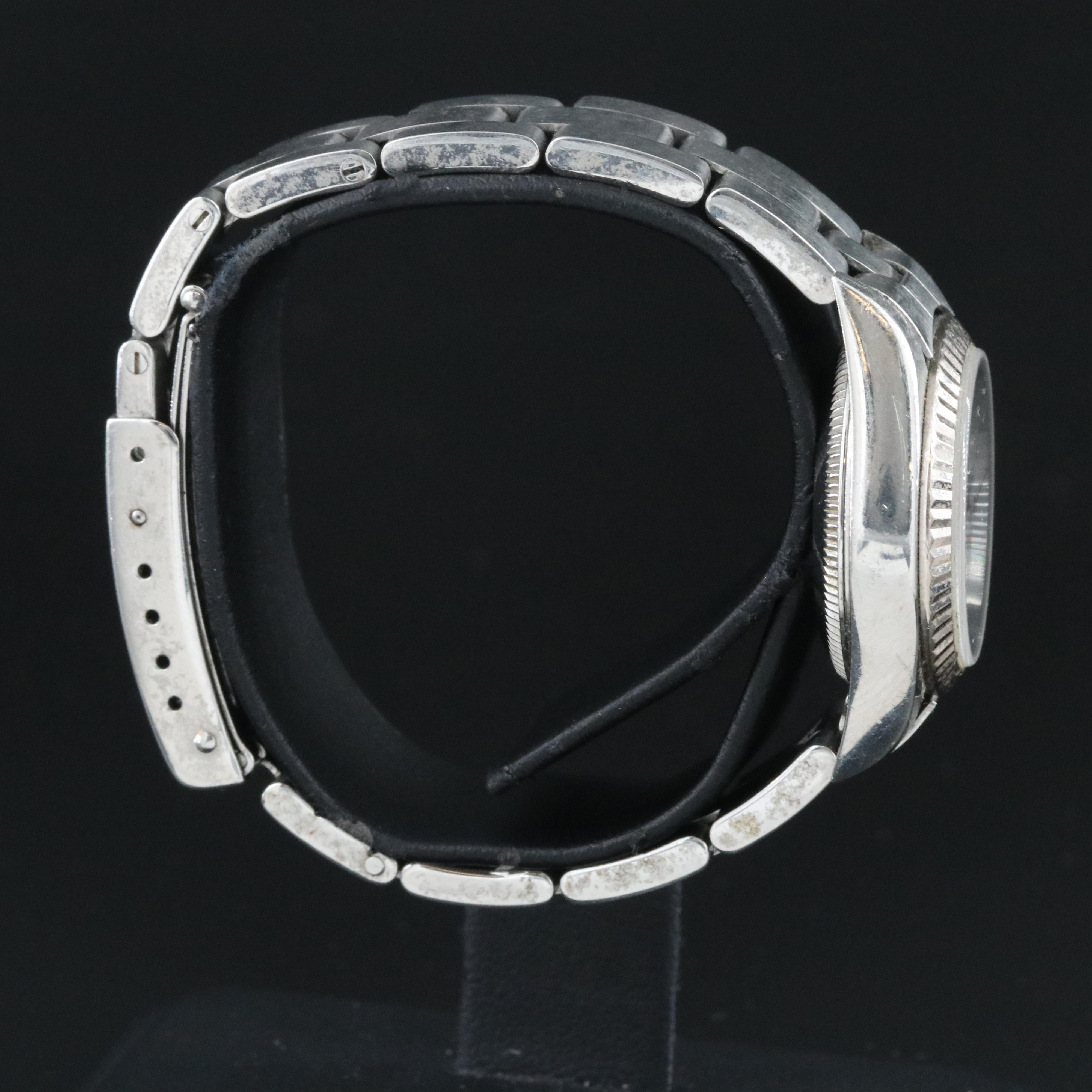 Rolex Oyster Perpetual 76094 White Dial Steel Automatic Watch