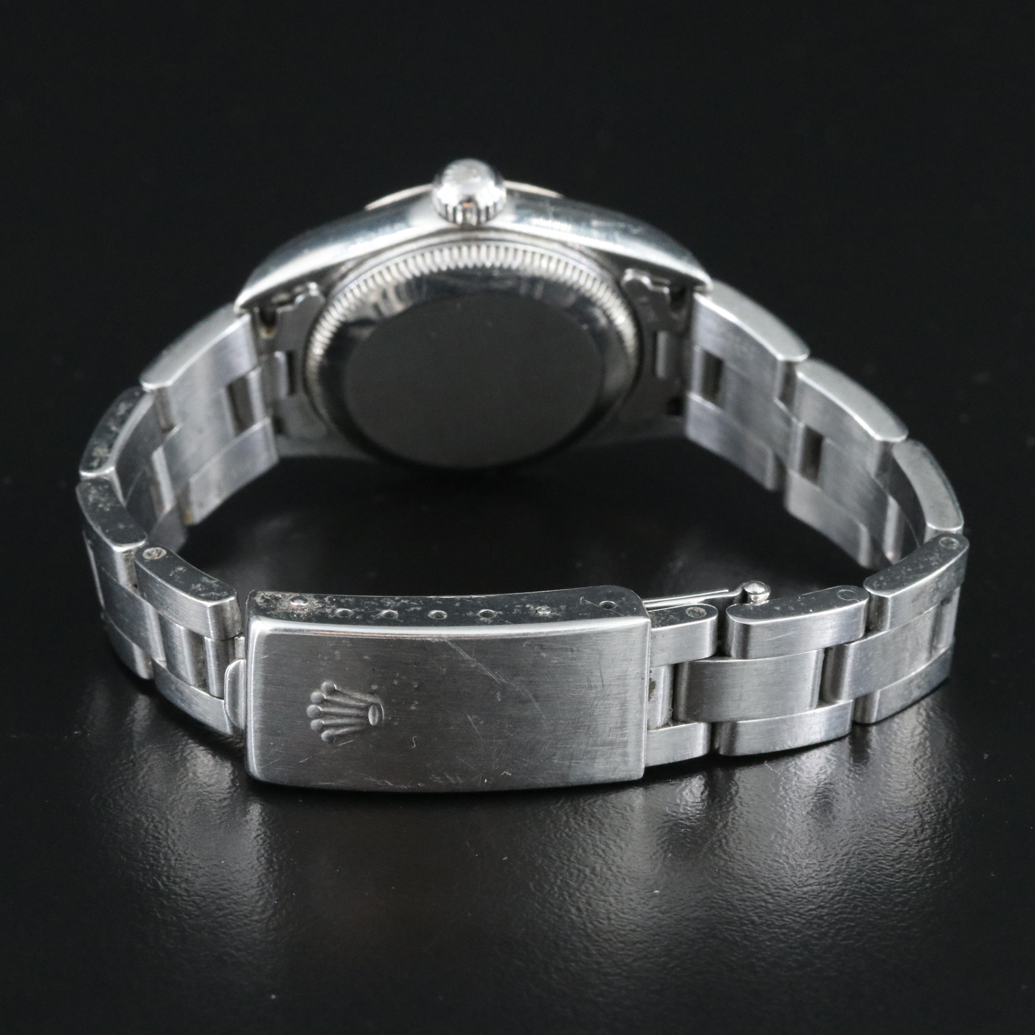 Rolex Oyster Perpetual 76094 White Dial Steel Automatic Watch