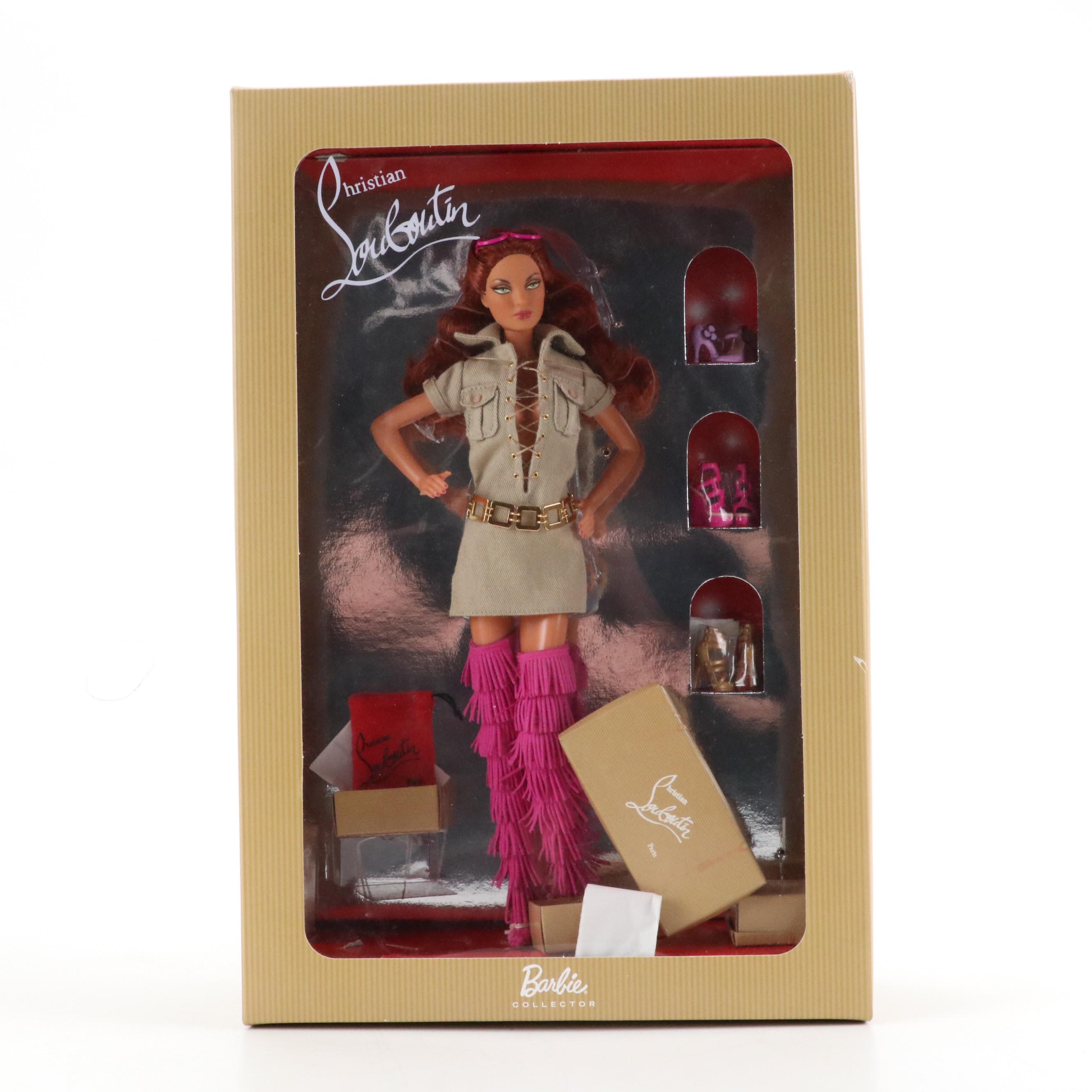 Mattel "Princess Stargazer," "Christian Louboutin," and "Escada" Barbie Dolls