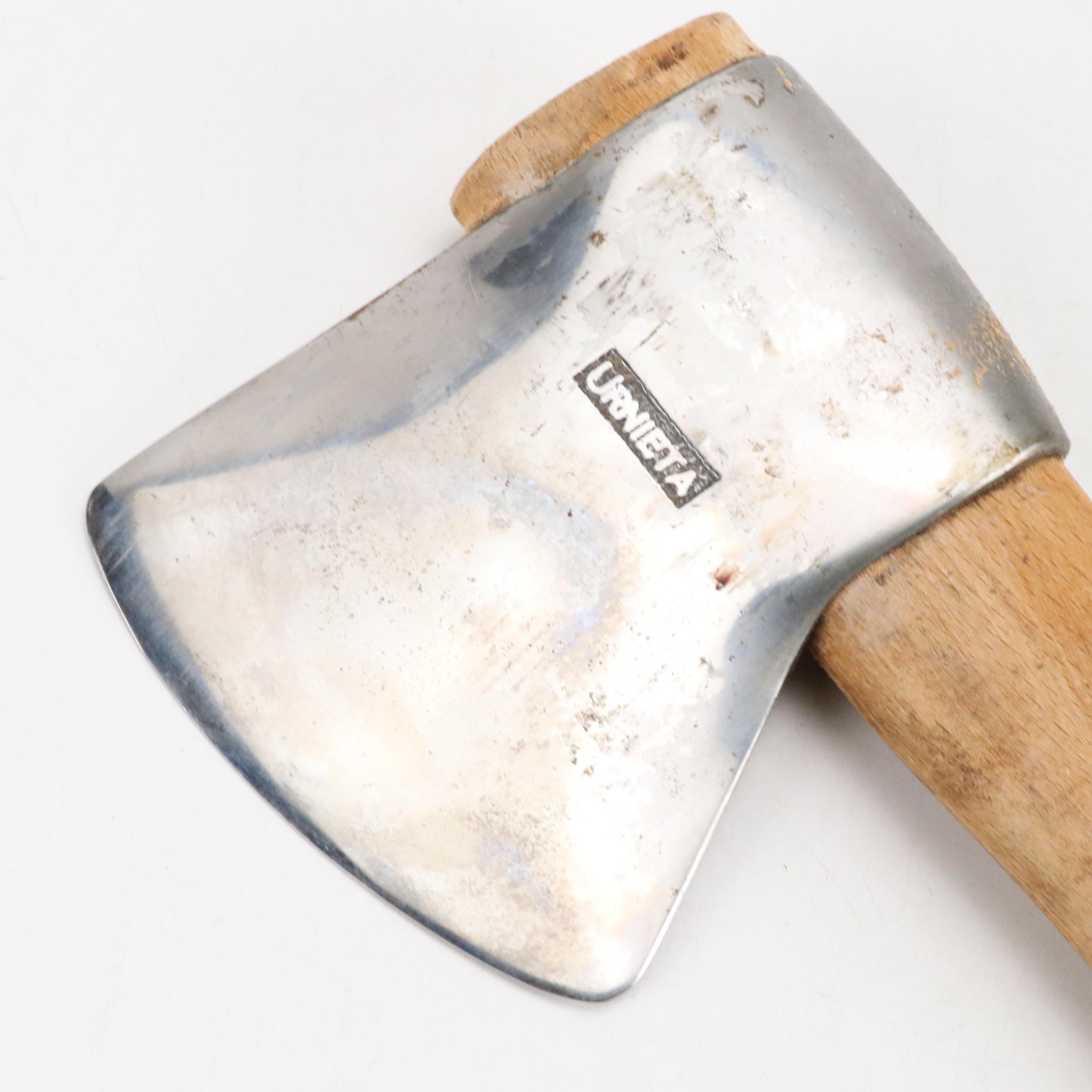 Jauregi Spanish Handcrafted 1250 Kg. Curva Axe with Leather Scabbard