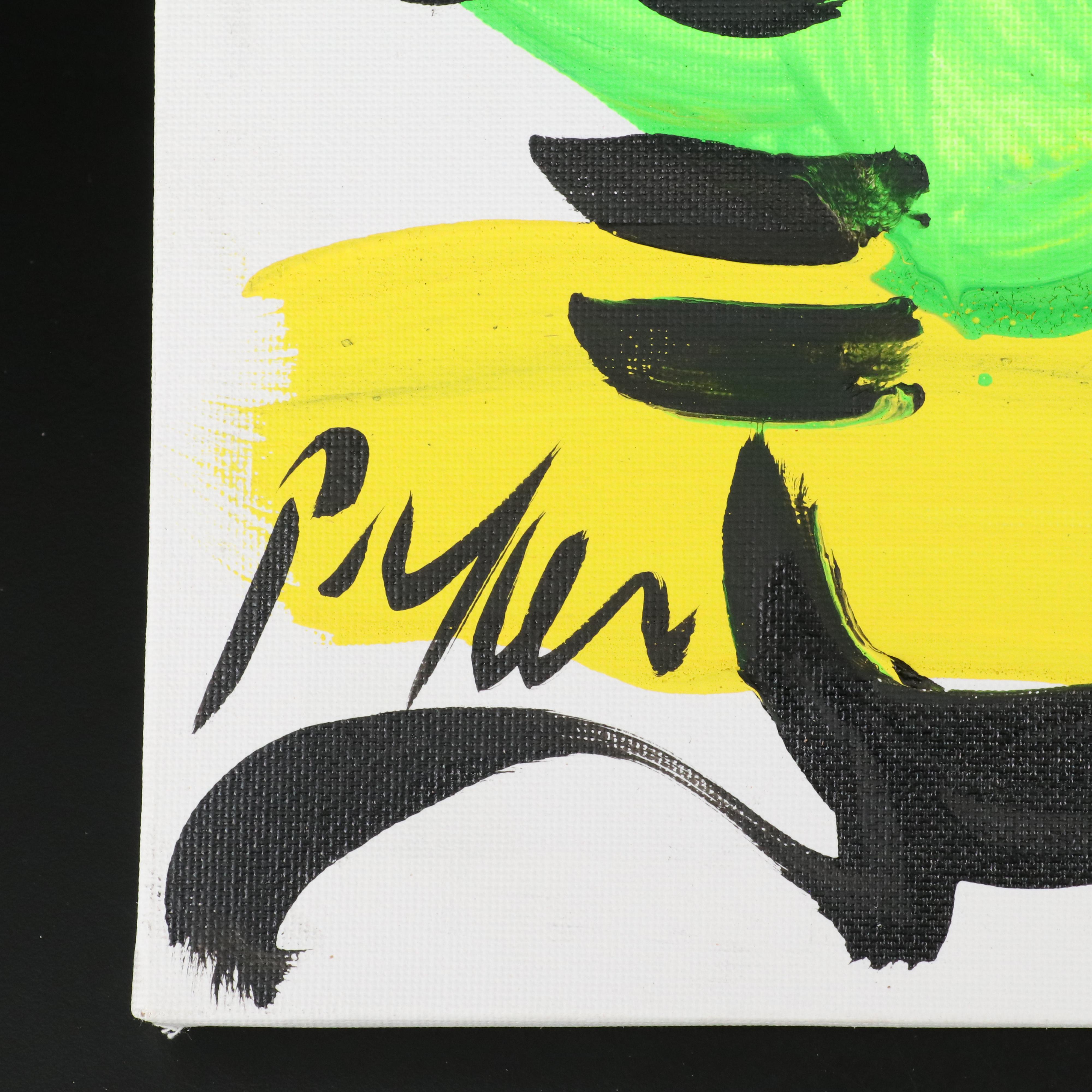 Peter Robert Keil Stylized Acrylic Portrait