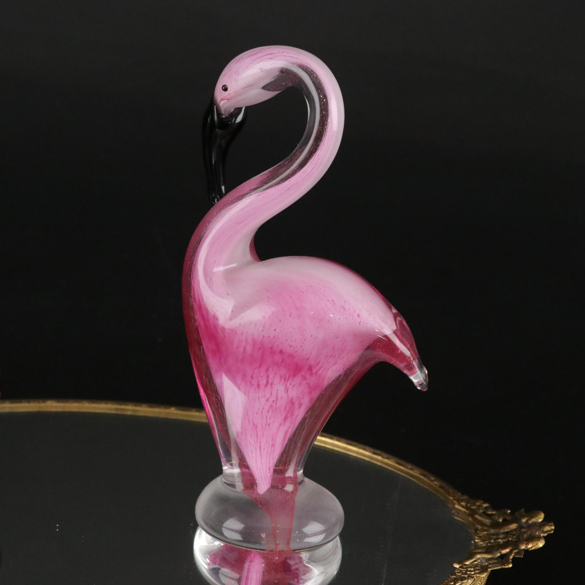 Waterford Crystal Pyramid in Vanity Set with Brass Cherub Mirror Tray & More