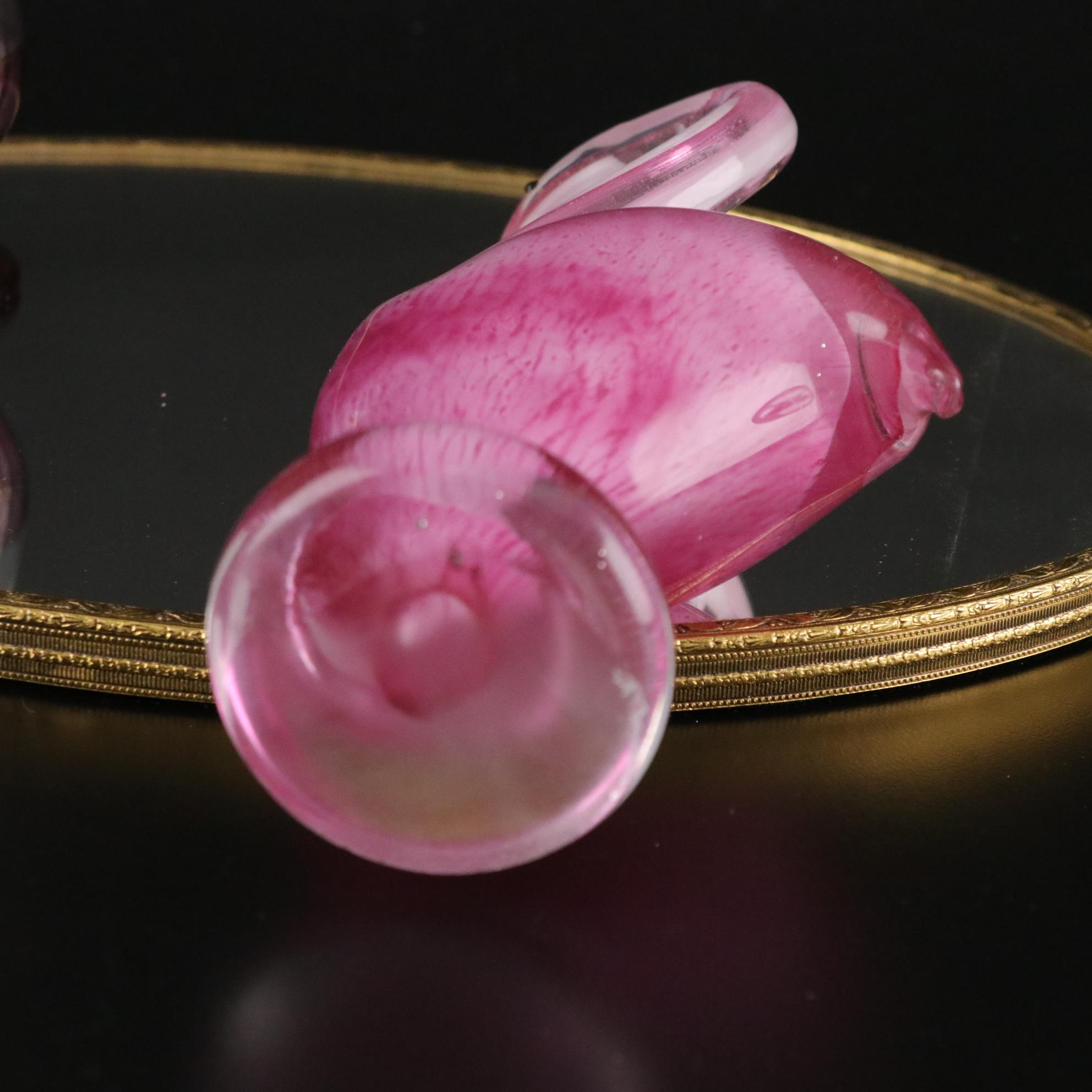 Waterford Crystal Pyramid in Vanity Set with Brass Cherub Mirror Tray & More