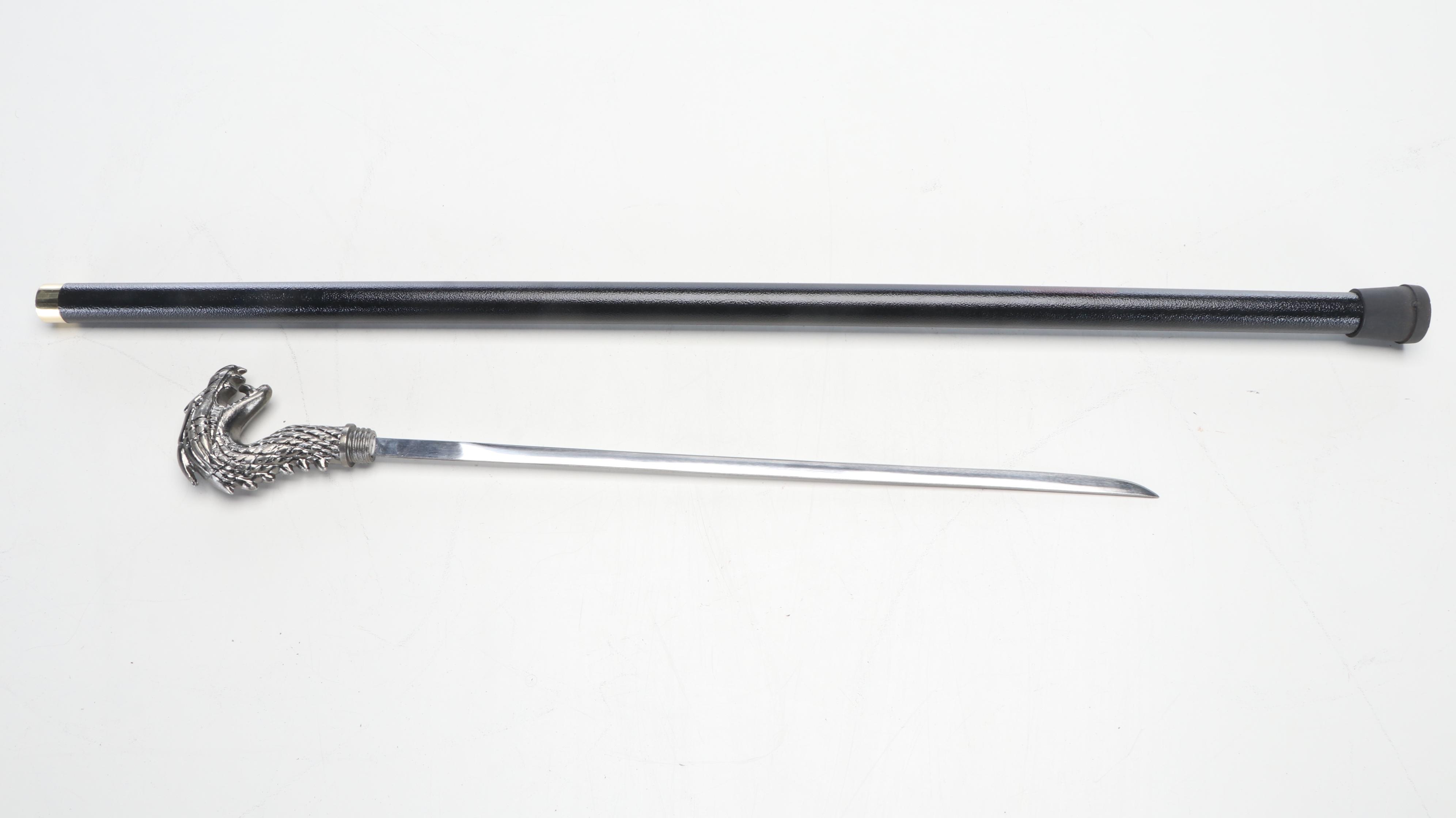 Dragon Head Sword Cane