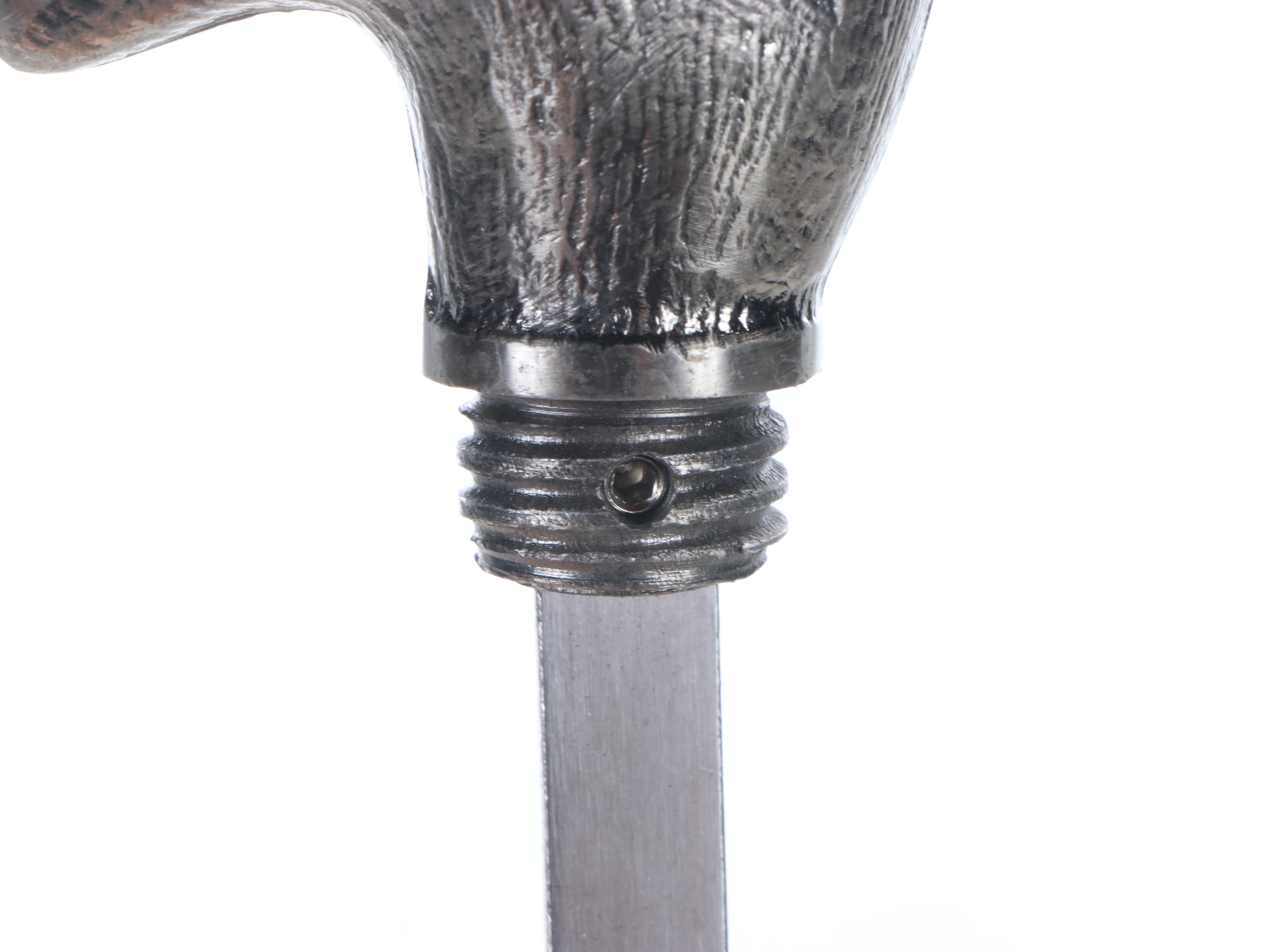 Snarling Dog Head Sword Cane