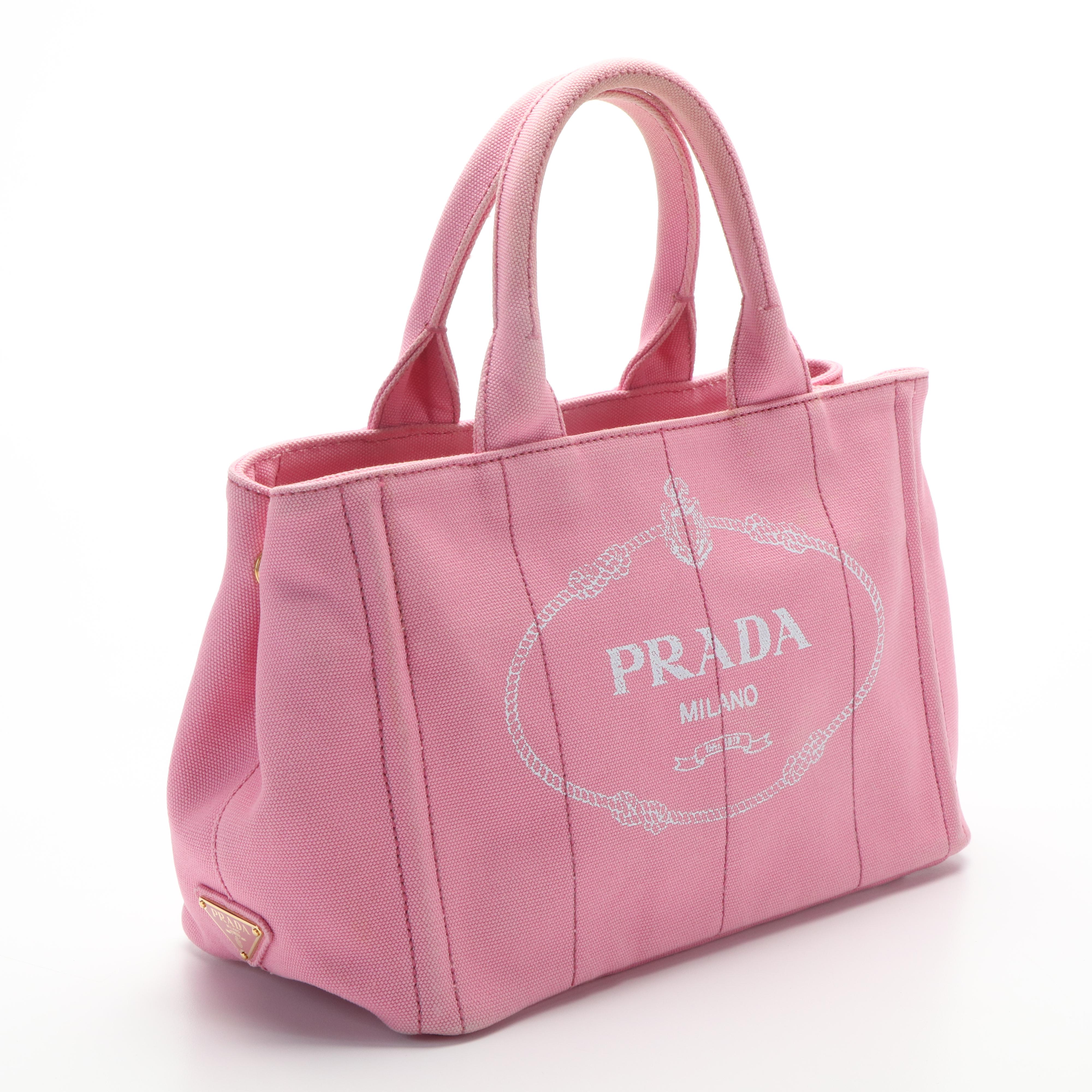 Prada Denim Canapa Geranio Totebag