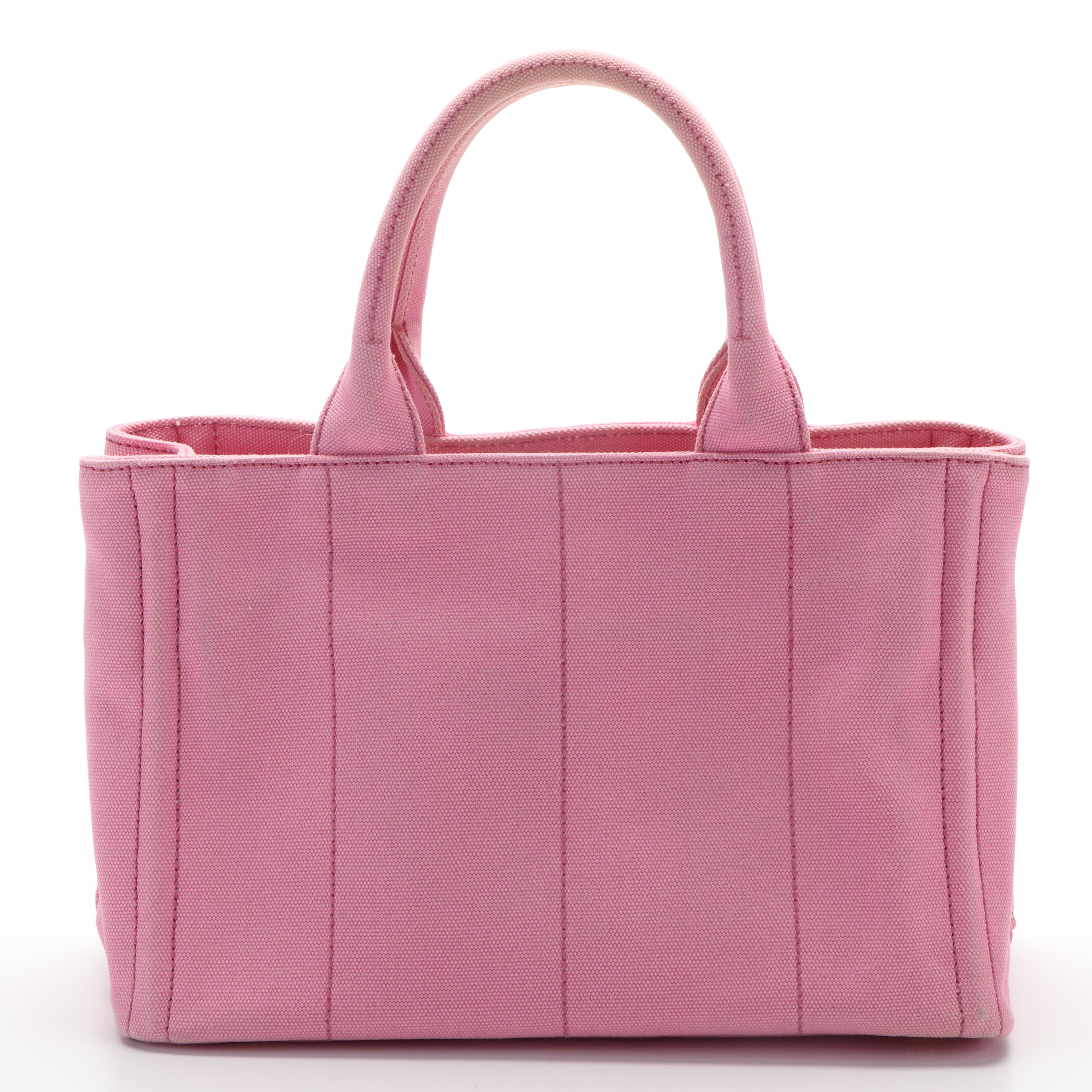 Prada Denim Canapa Geranio Totebag