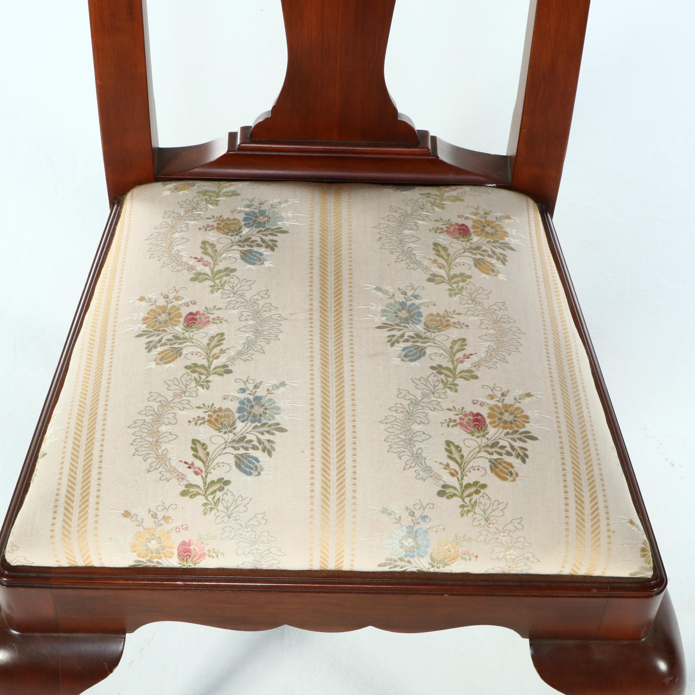 Henkel-Harris "Virginia Galleries" Queen Anne Style Cherrywood Side Chair