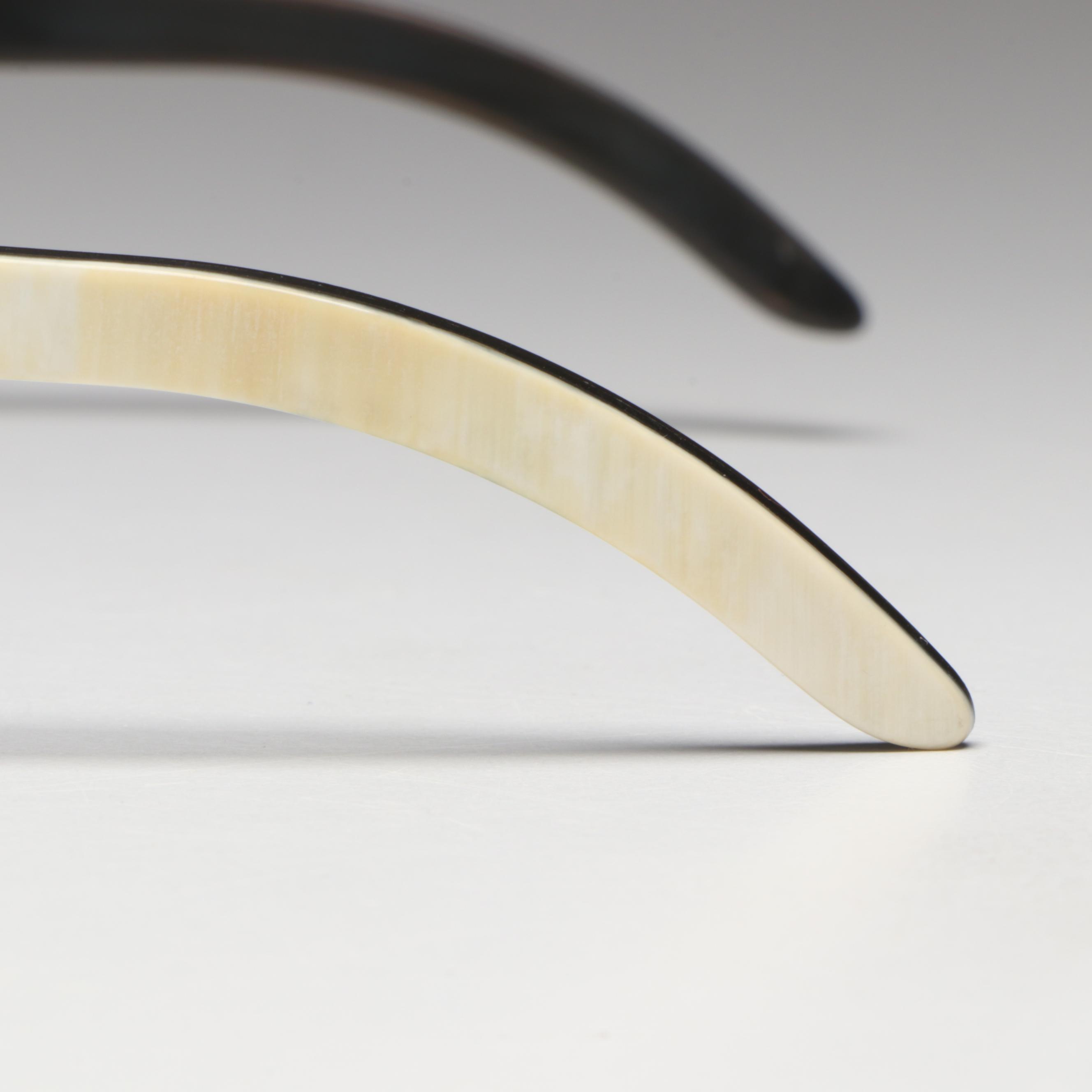 Cartier 10K Gold 1.60 CTW Diamond Embellished Blue Tint Rimless Sunglasses