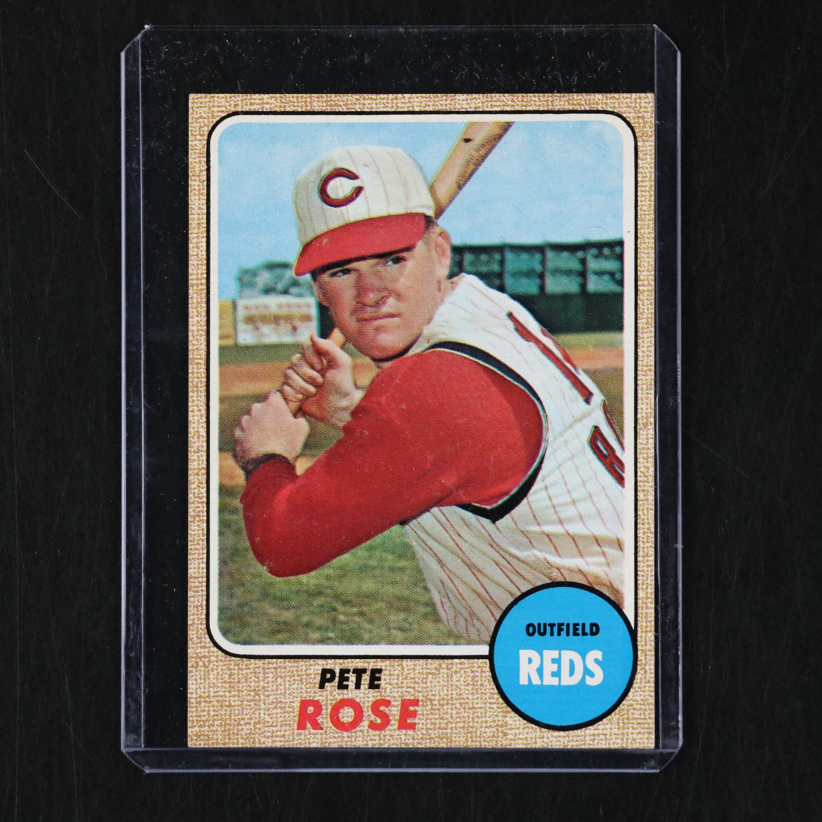 1960s Topps Pete Rose Cincinnati Reds Baseball Cards