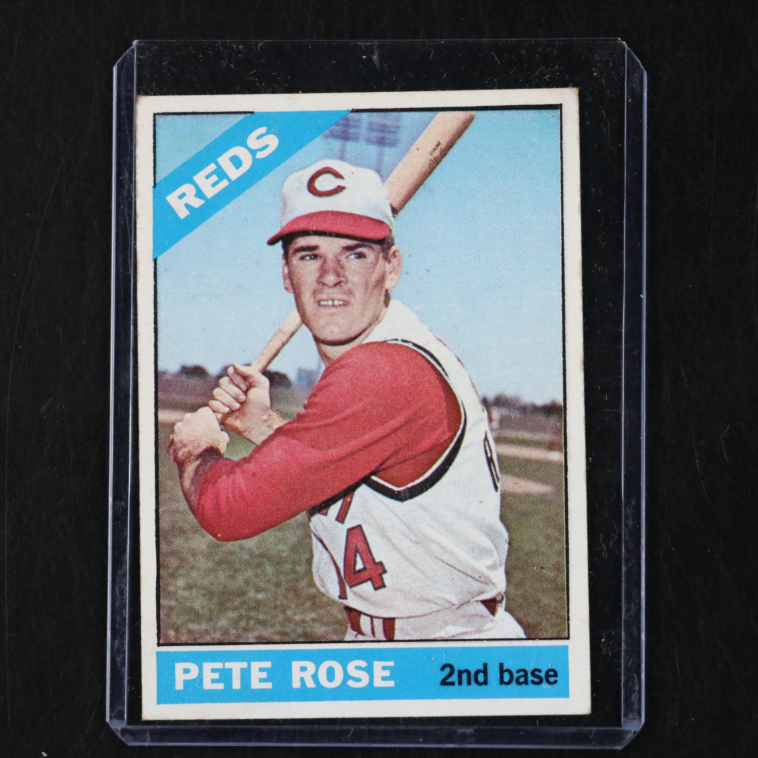 1960s Topps Pete Rose Cincinnati Reds Baseball Cards