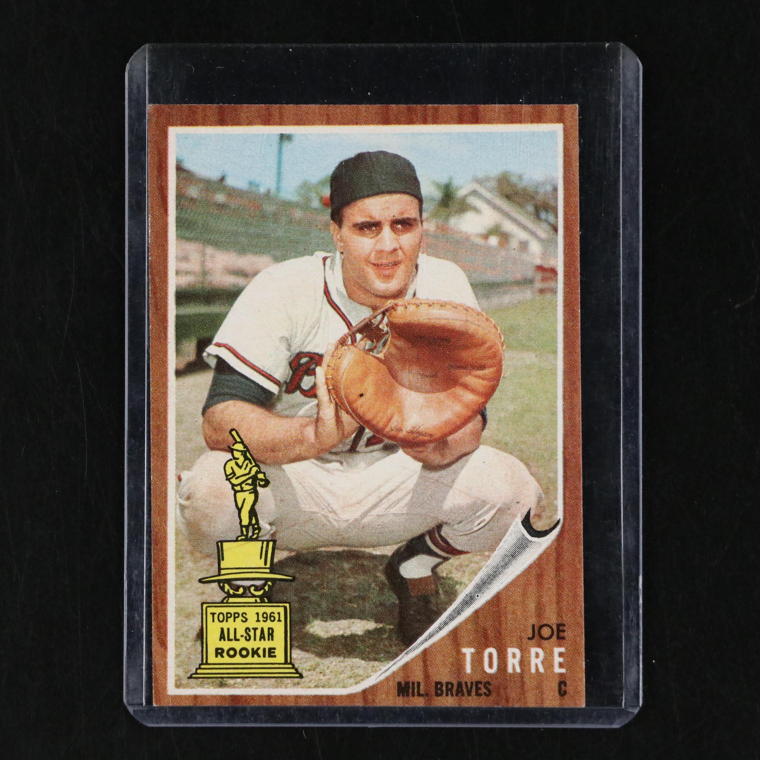 1962 Topps Joe Torre Rookie and PSA Graded Willie Mays All-Star Baseball Cards