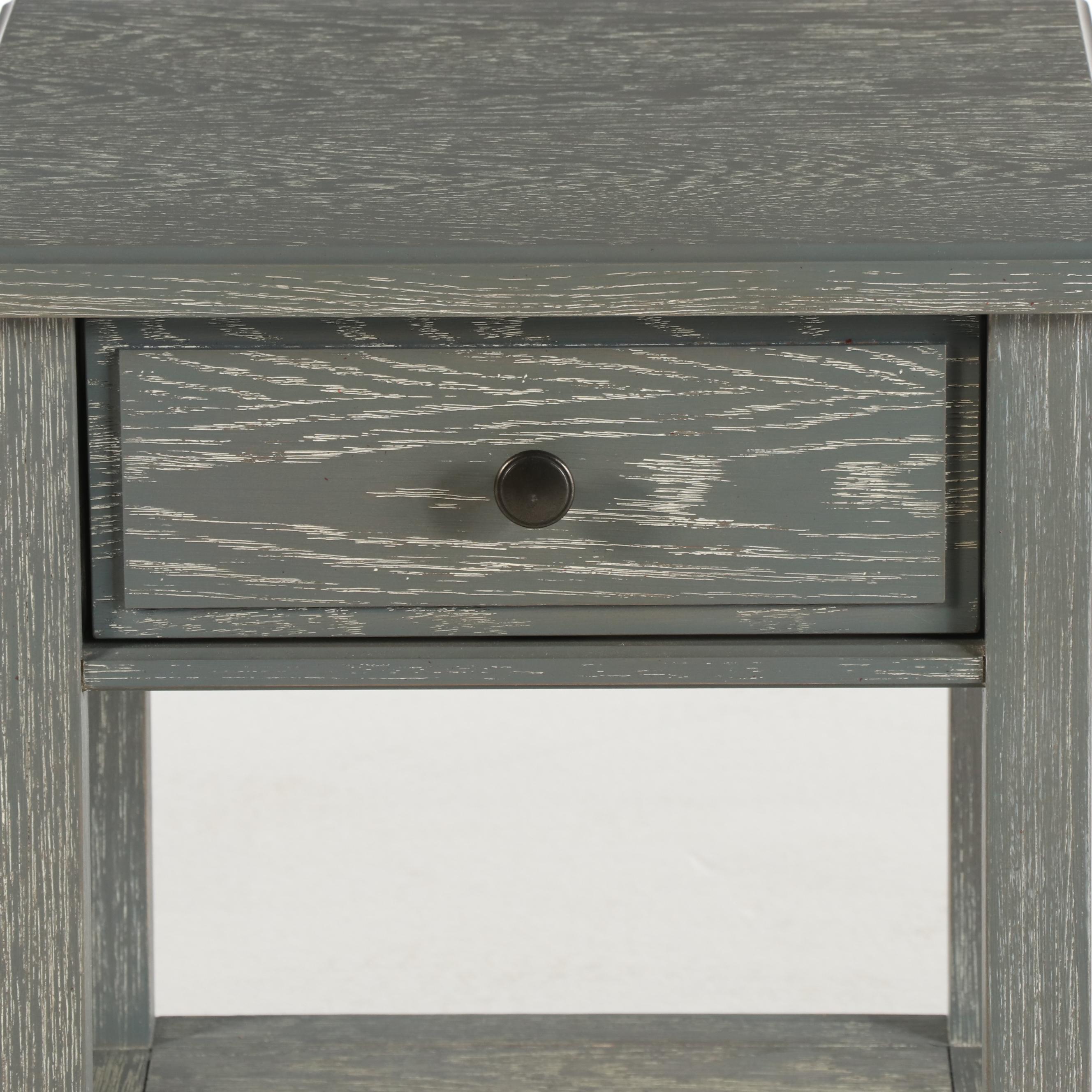 Pottery Barn Teen "Fairfax" Nightstand in Smoked Charcoal Finish
