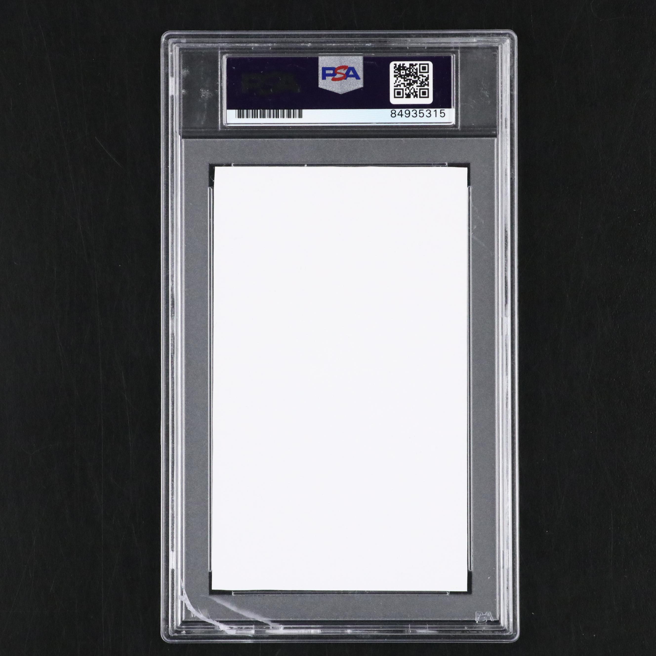 Carrie Underwood Cut Signature, PSA