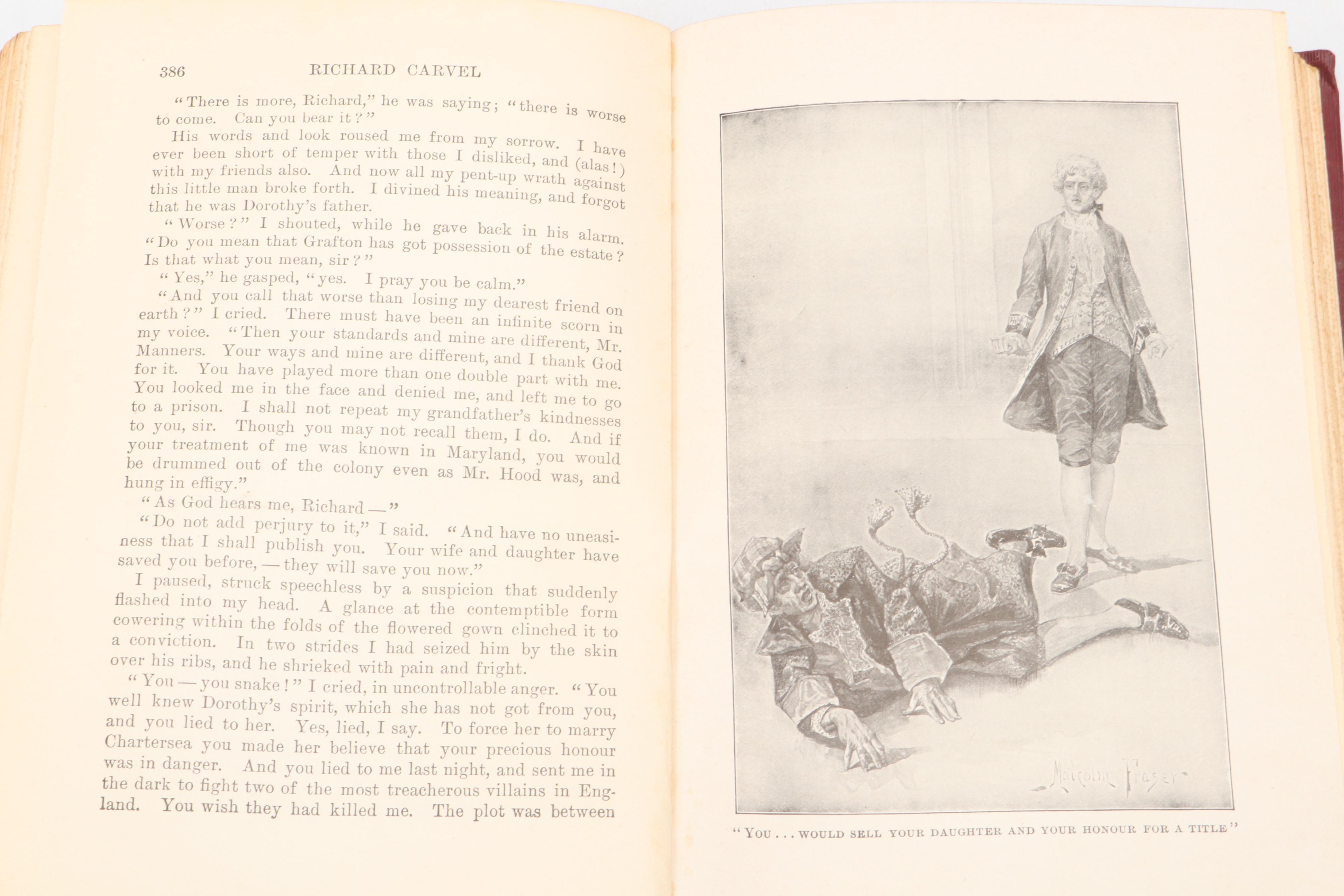 First Edition, Later Printing "Richard Carvel" by Winston Churchill, 1899