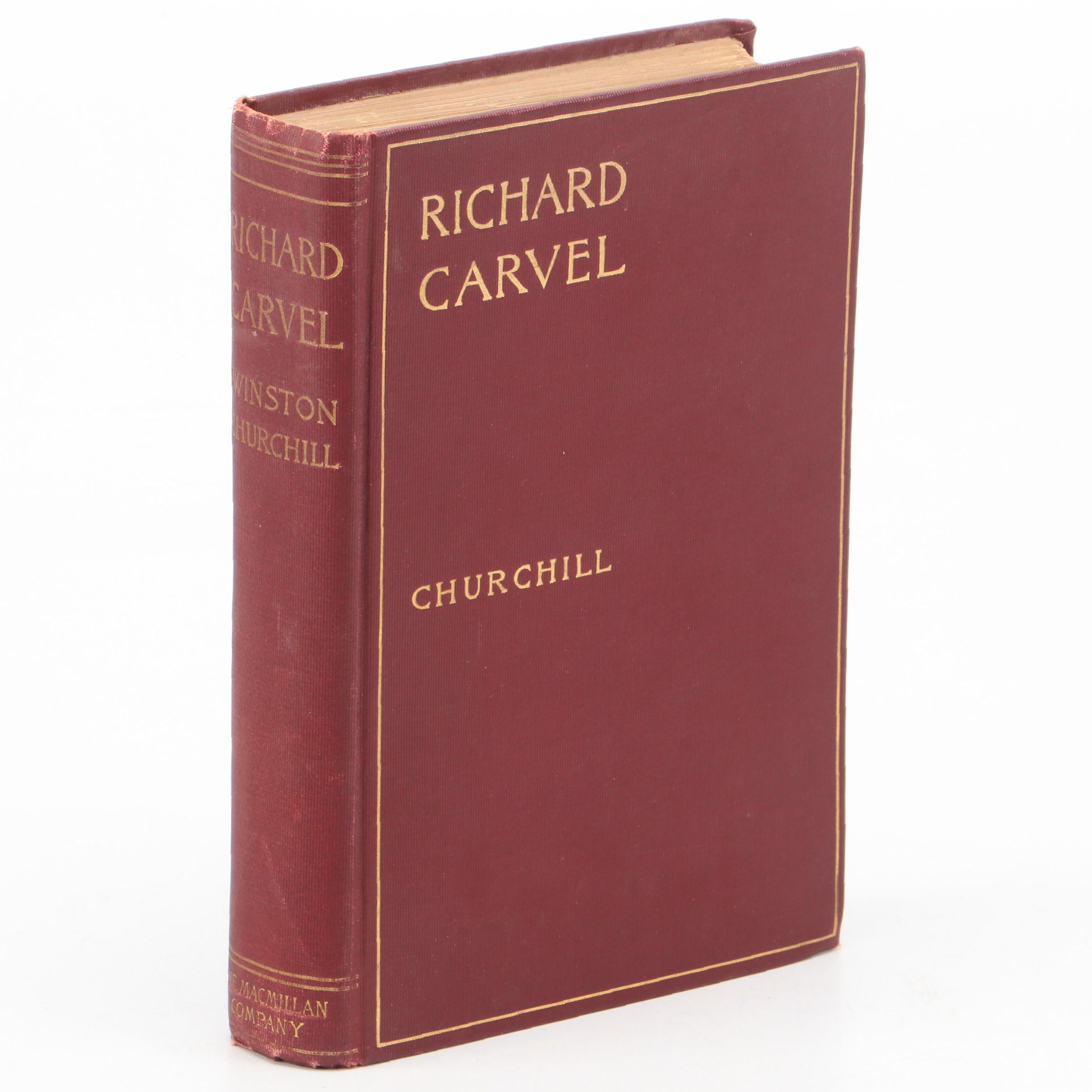 First Edition, Later Printing "Richard Carvel" by Winston Churchill, 1899