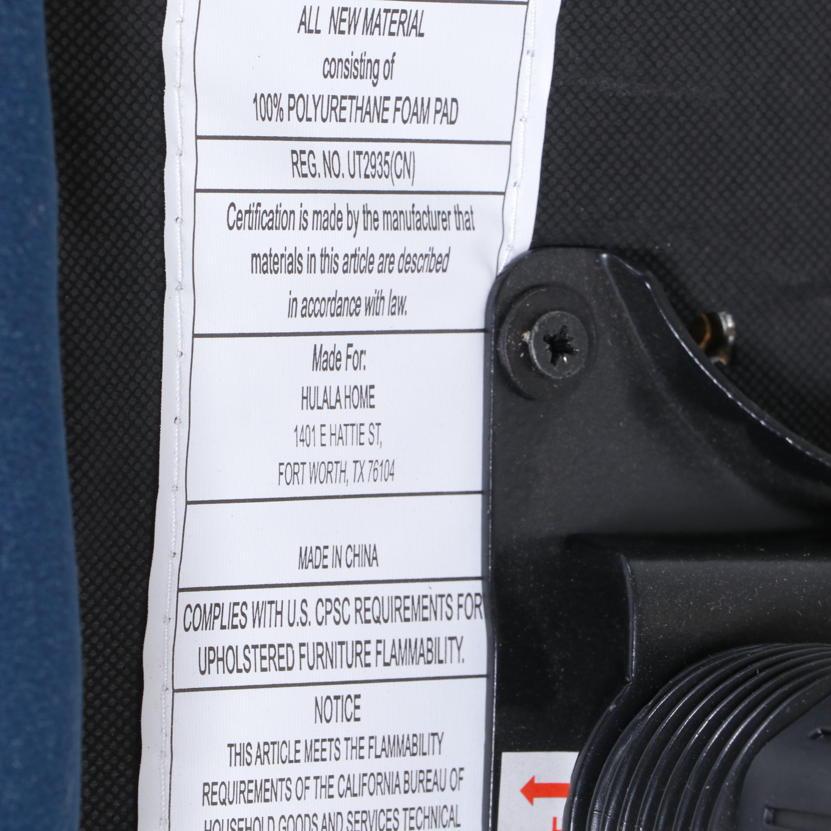 Hulala Home Brass-Patinated Metal Adjustable-Height Swivel-Tilt Desk Chair