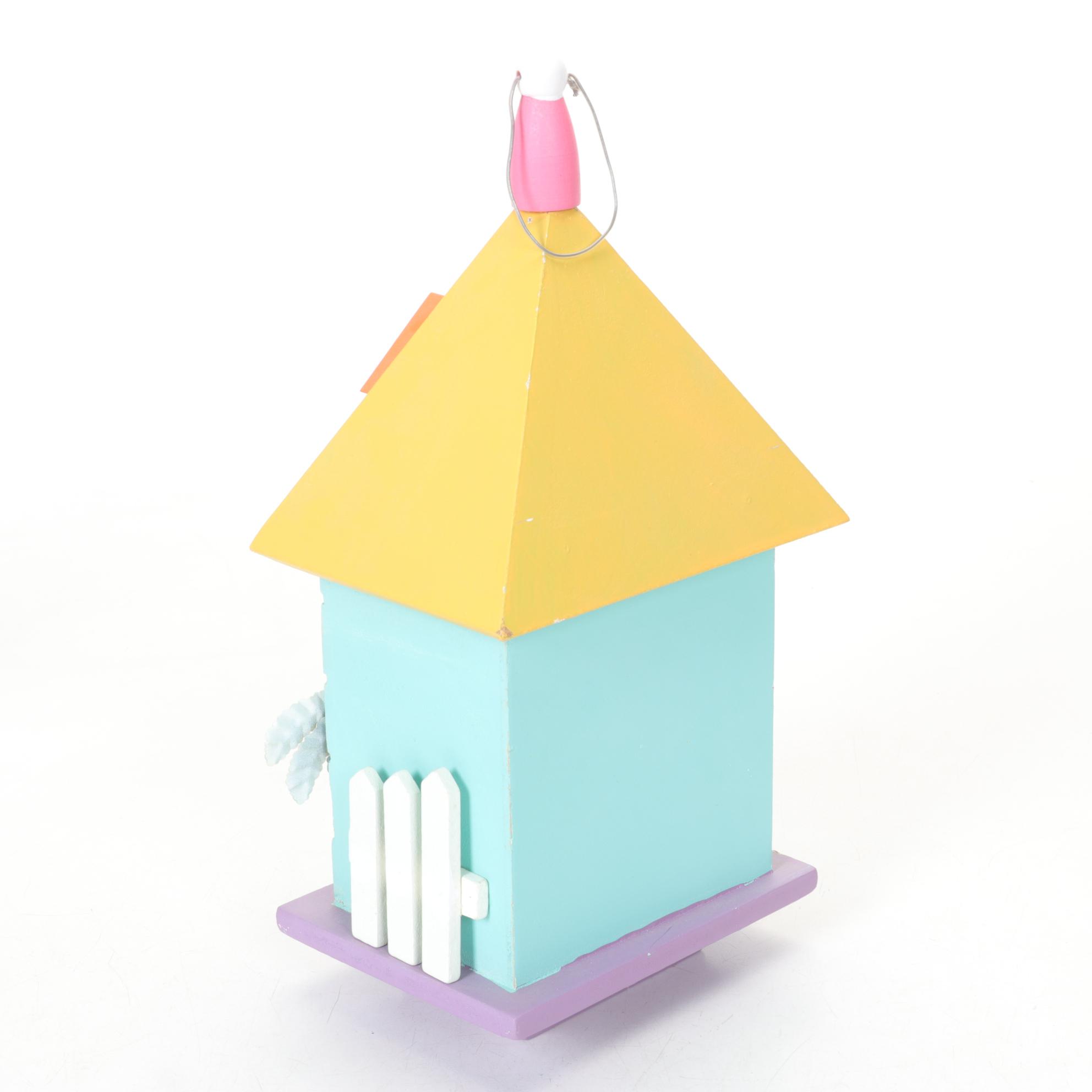 Flamingo Themed Birdhouse, Candles & Other Decor