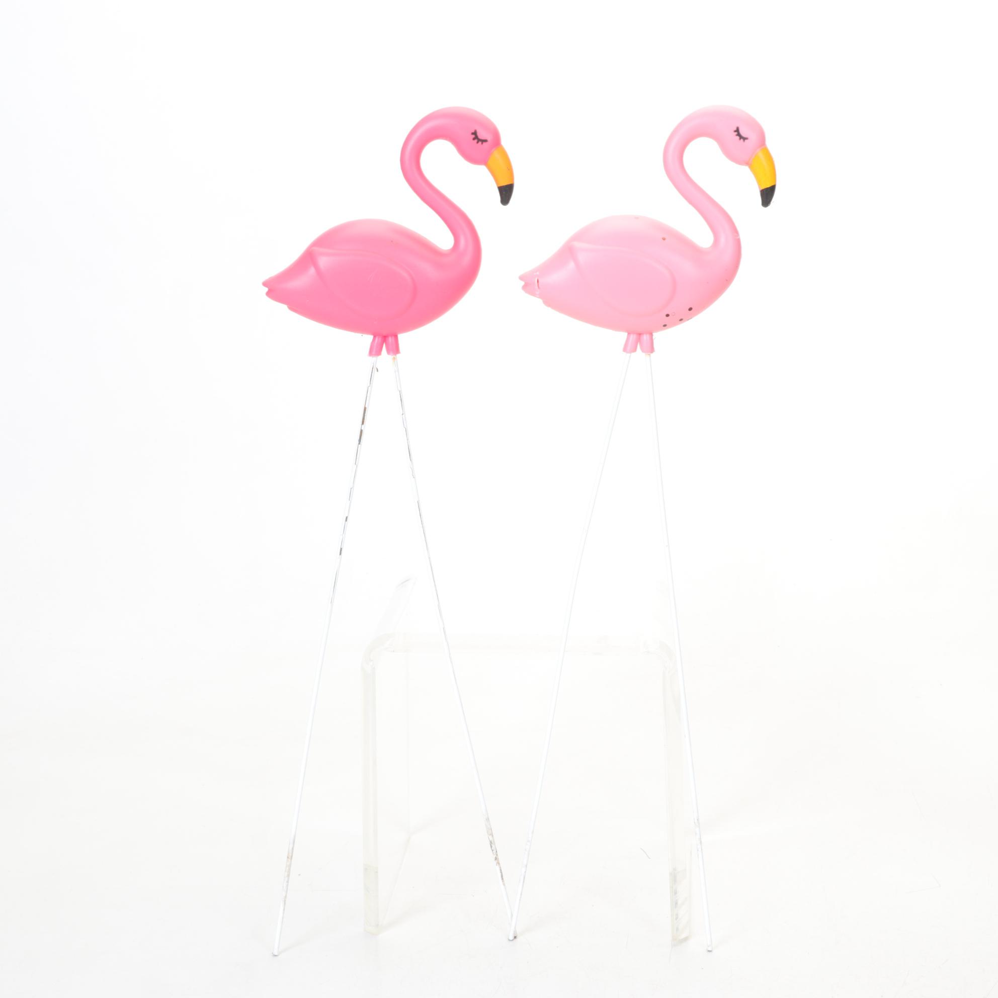 Flamingo Themed Birdhouse, Candles & Other Decor