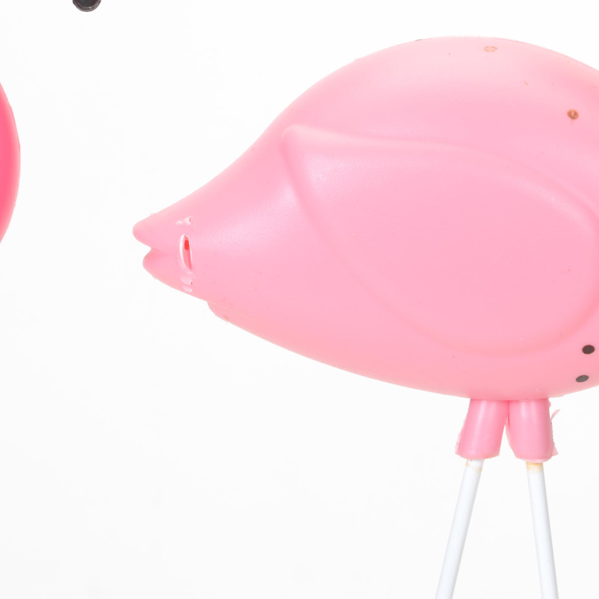 Flamingo Themed Birdhouse, Candles & Other Decor