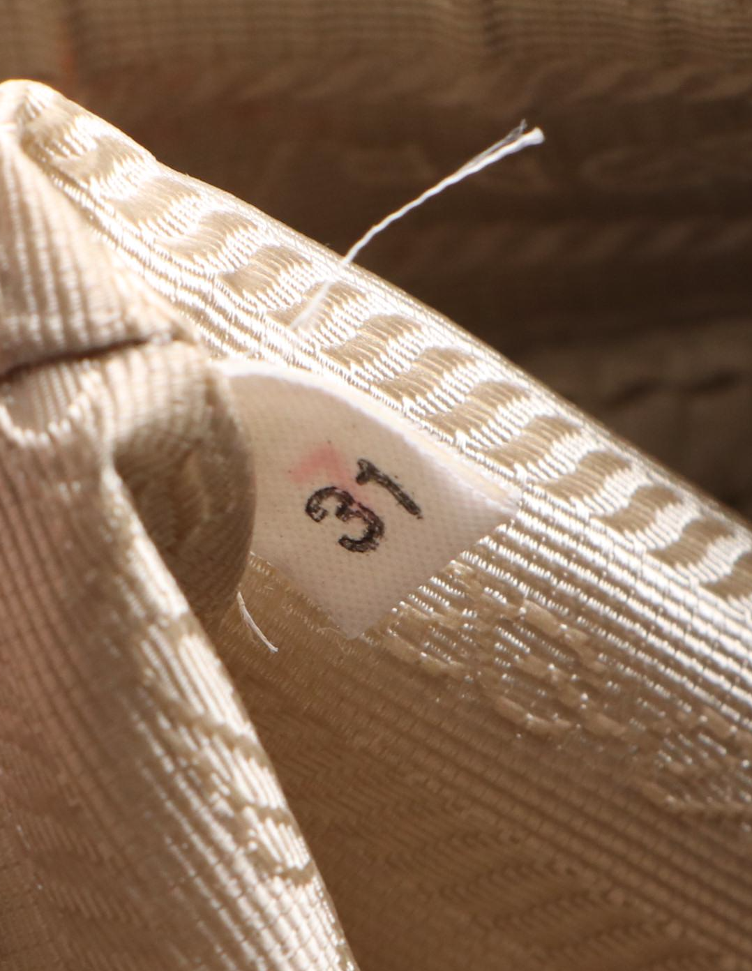 Prada White Leather Shoulder Bag