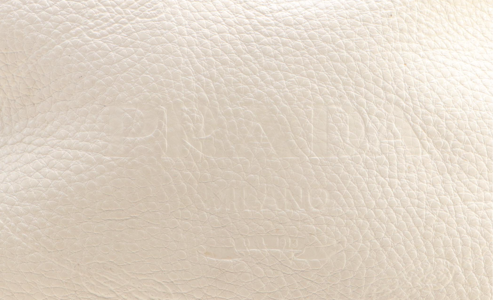 Prada White Leather Shoulder Bag