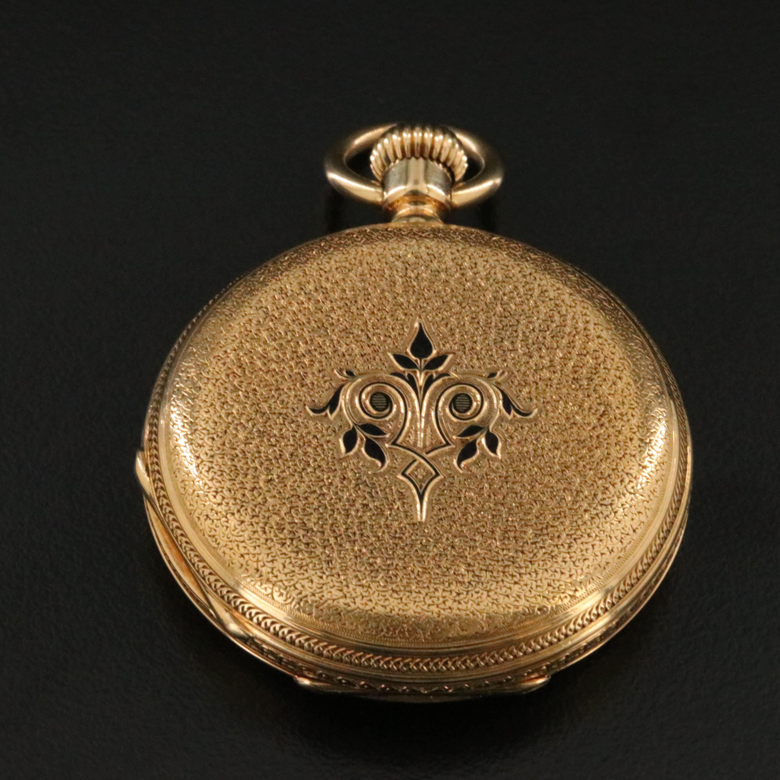 Vintage 18K Tiffany & Co. Hunting Case Pocket Watch